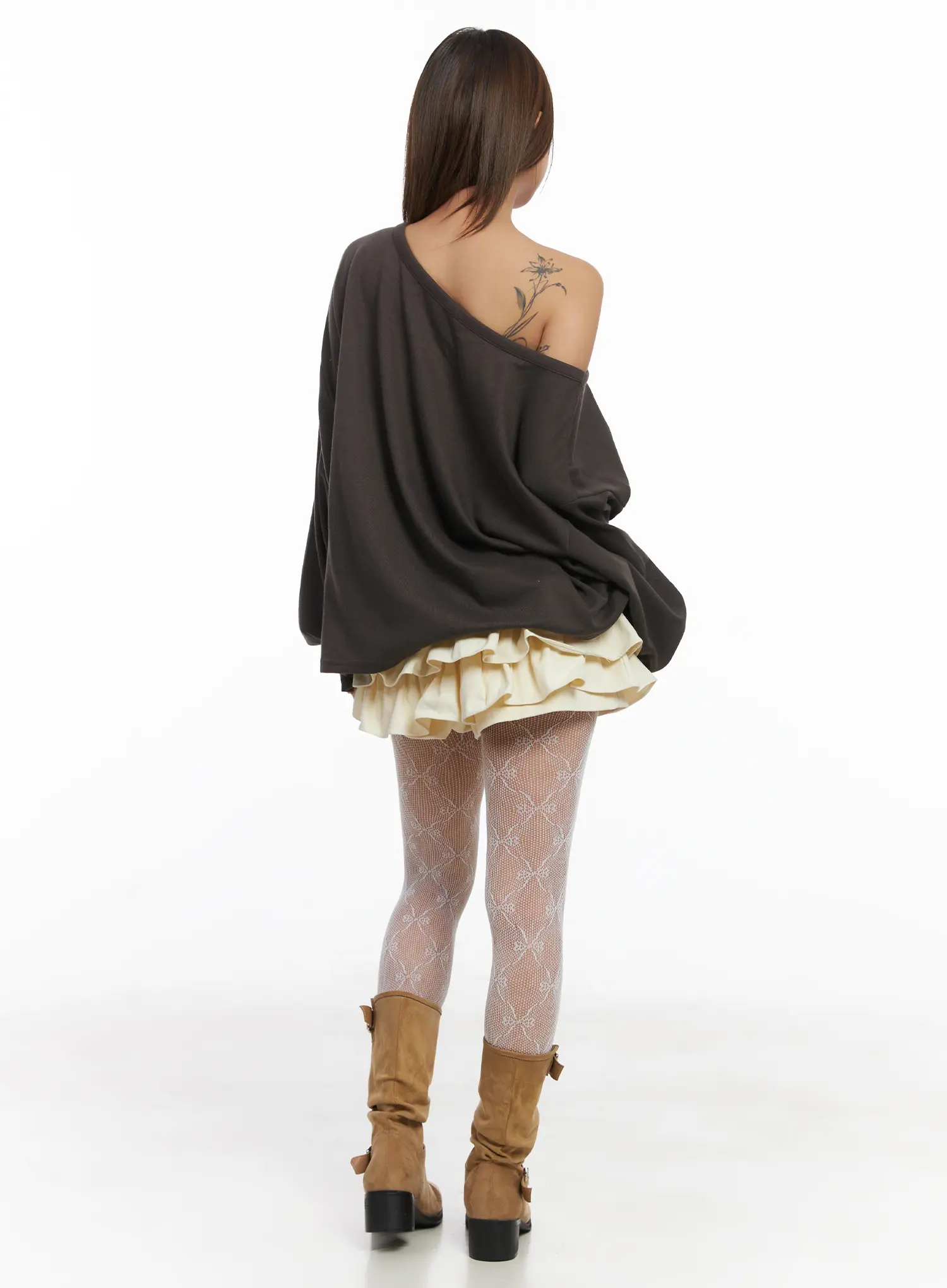 Layered Ruffle Mini Skirt CJ513 - Image 7
