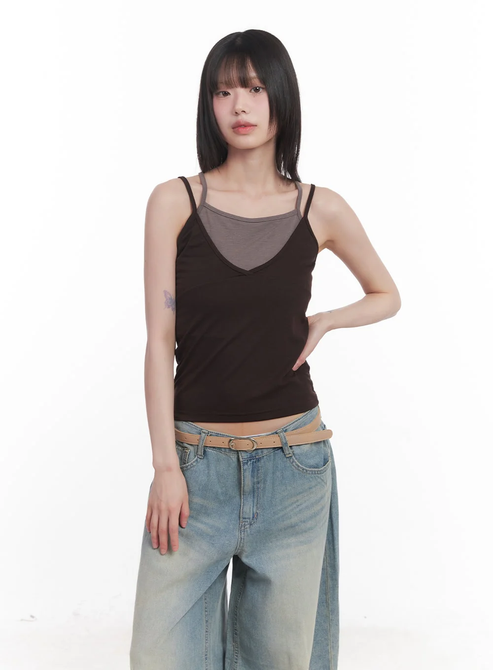 Layered Two-Tone Cami CU505 - Image 11