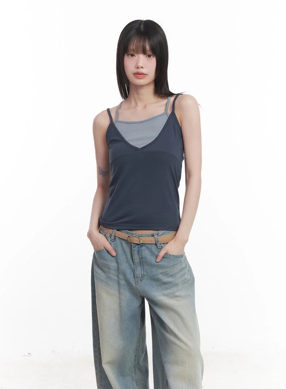 Layered Two-Tone Cami CU505 - Image 12