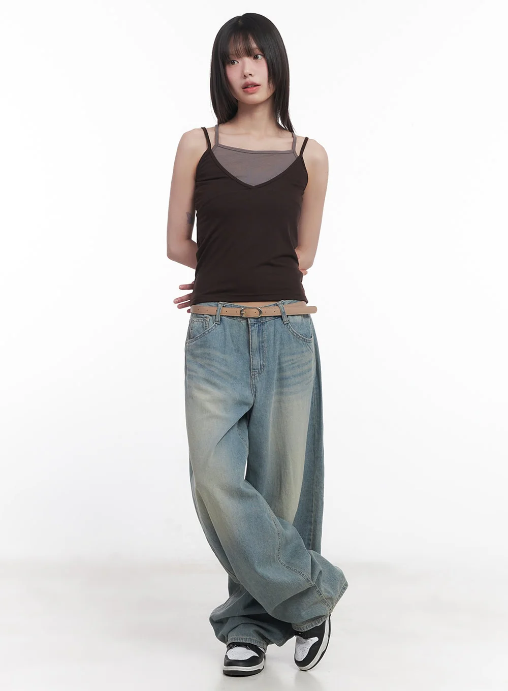 Layered Two-Tone Cami CU505 - Image 2