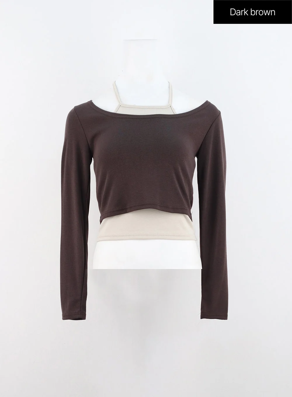 Layered U-Neck Tee IN314 - Image 9
