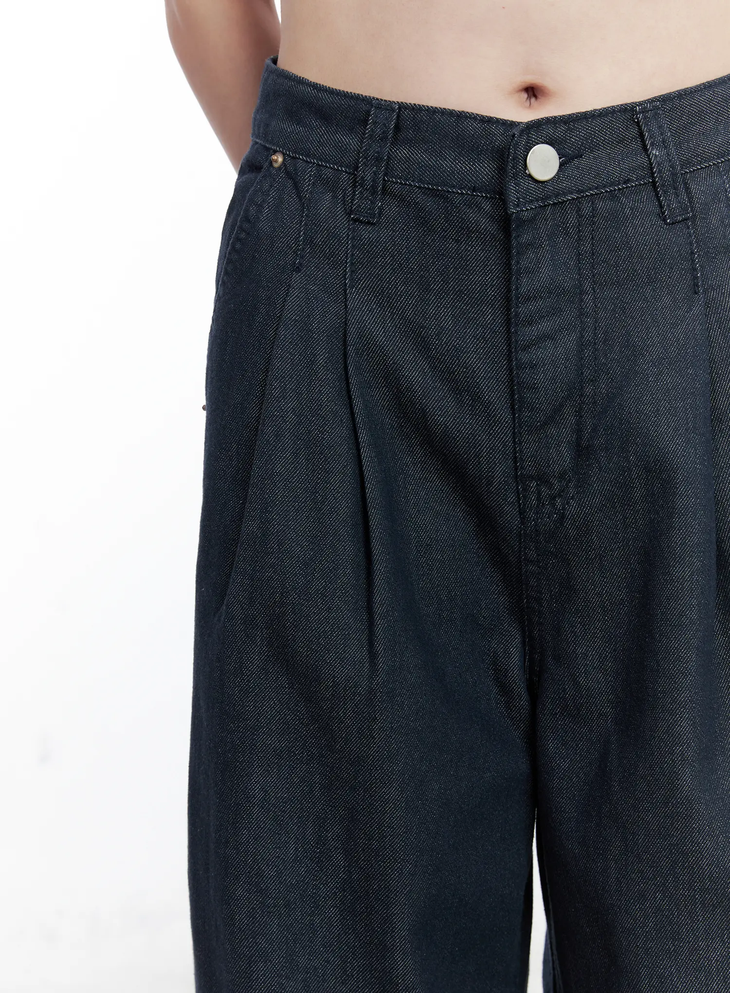 Lena Pintuck Baggy Jeans CO503 - Image 8