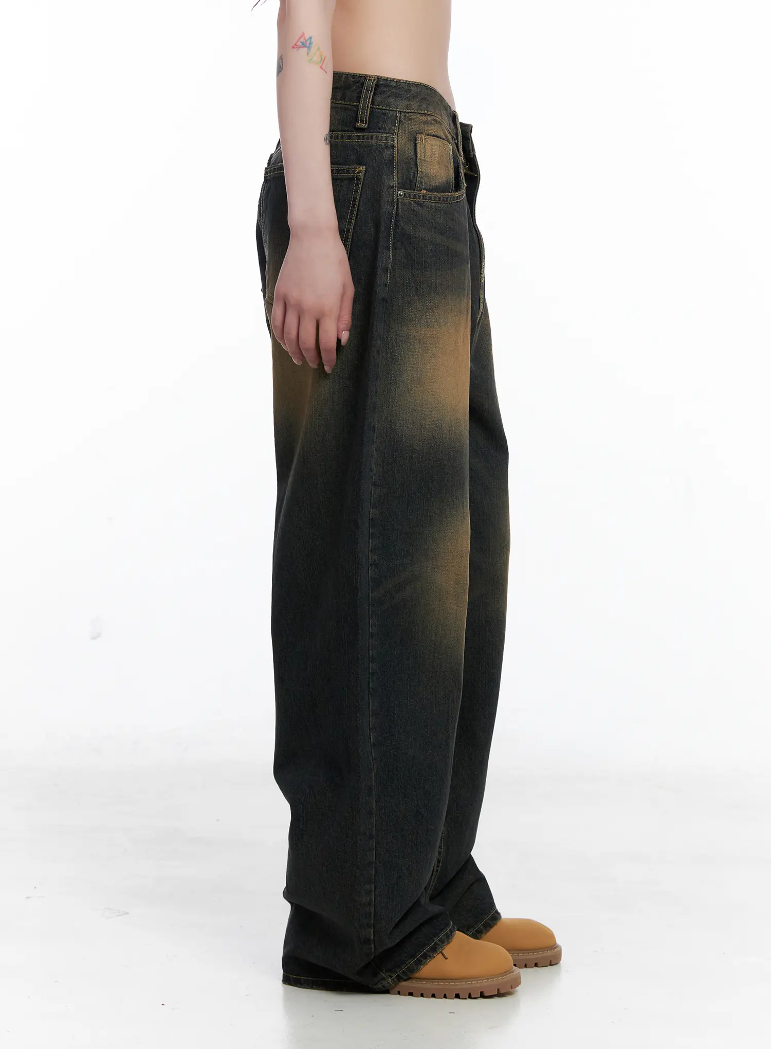 Leona Vintage Baggy Jeans CS526 - Image 6