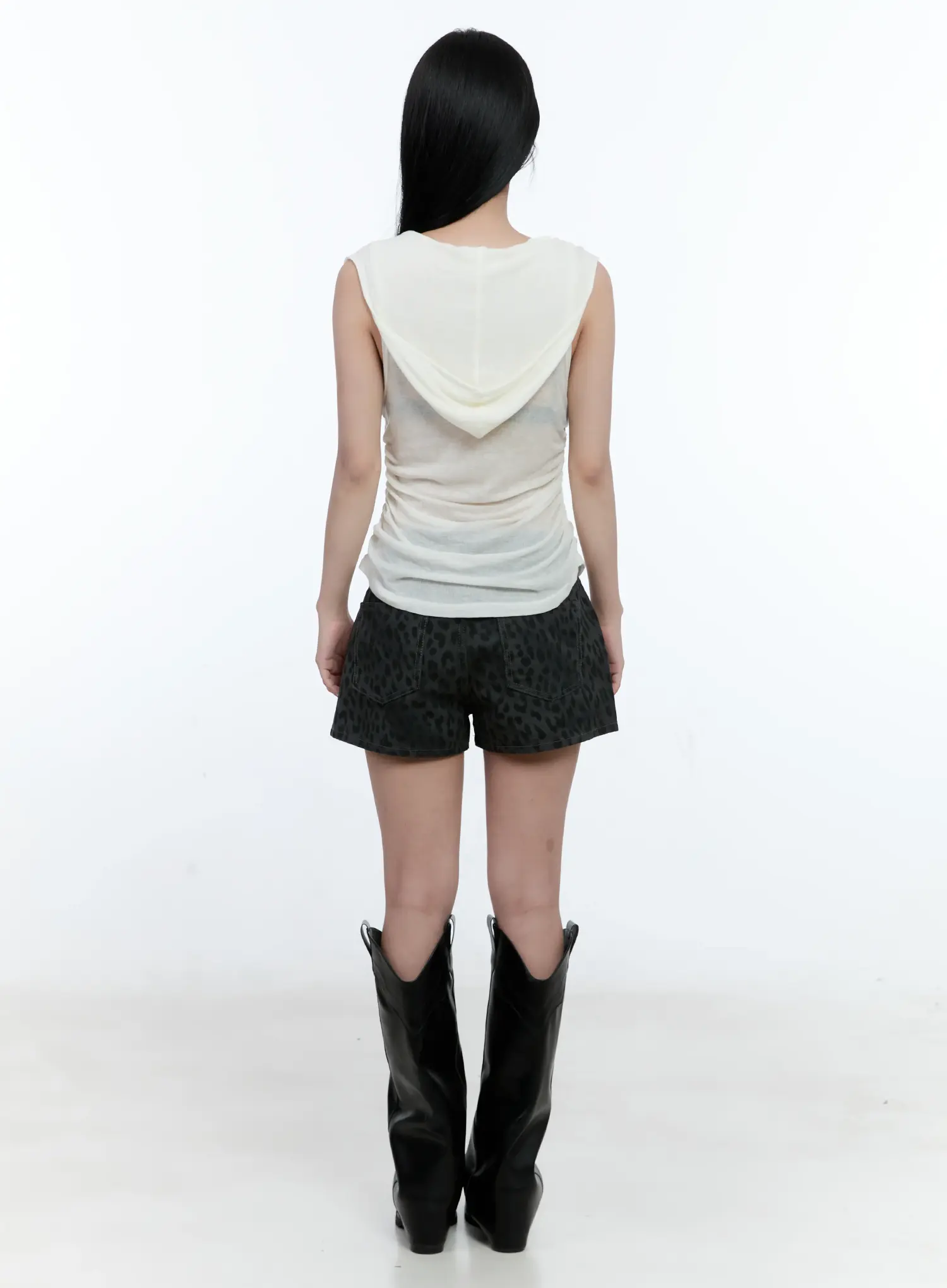 Leopard Print Shorts CG501 - Image 7