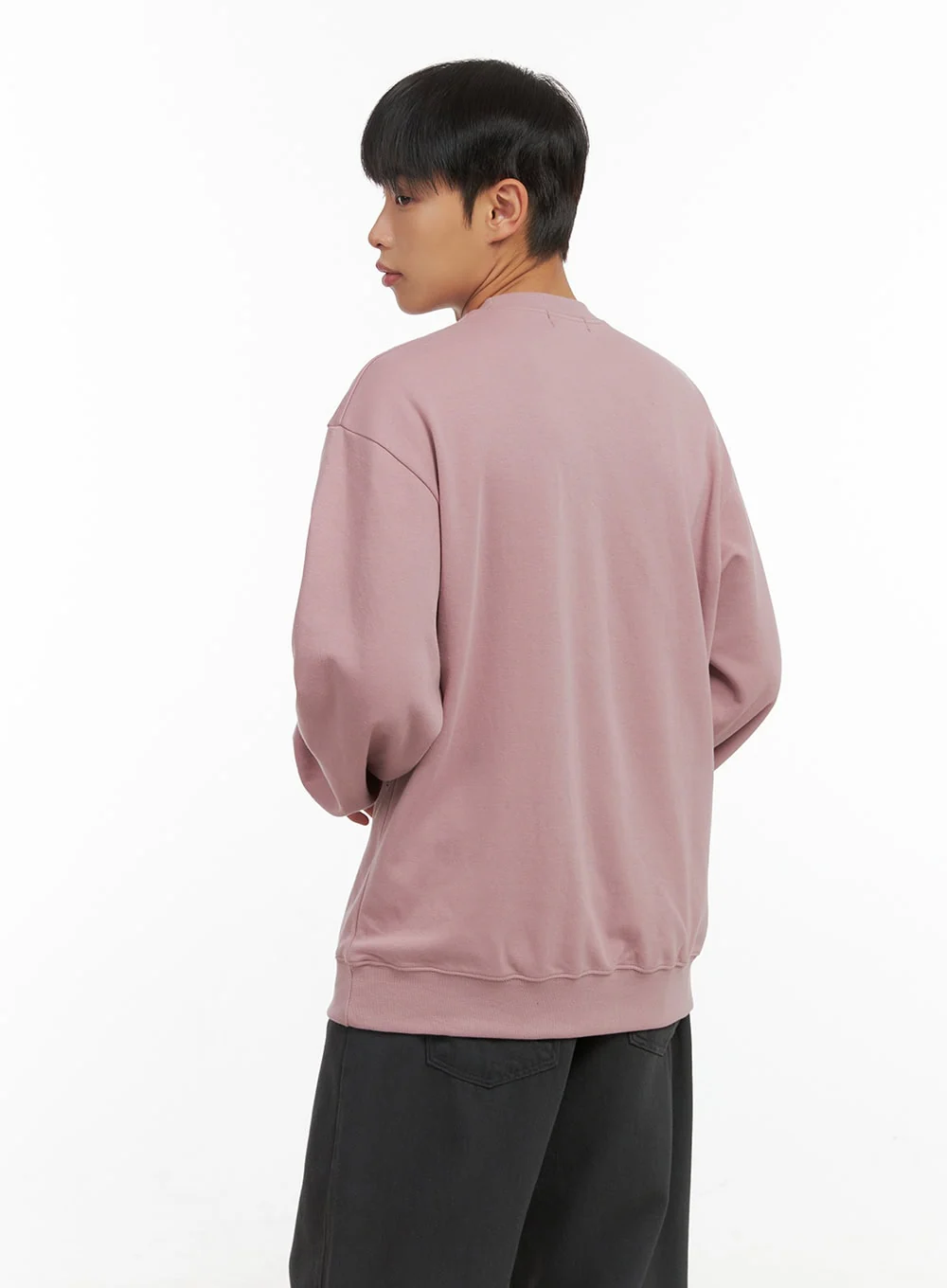 Lettering Crew Neck Sweatshirt CO410 - Image 7