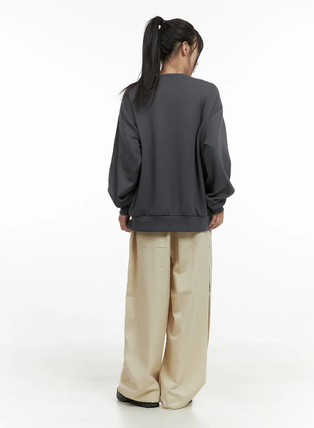 Lettering Oversized Sweatshirt CG430 - Image 4