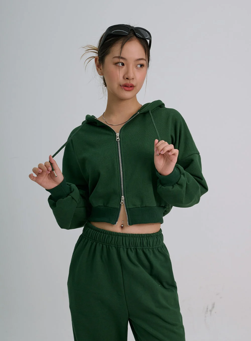 Lewkin Soft Basic Two Way Hoodie Zip Up C1210 - Image 19