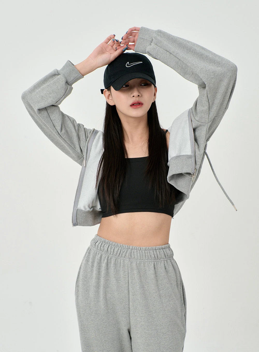 Lewkin Soft Basic Two Way Hoodie Zip Up C1210 - Image 26