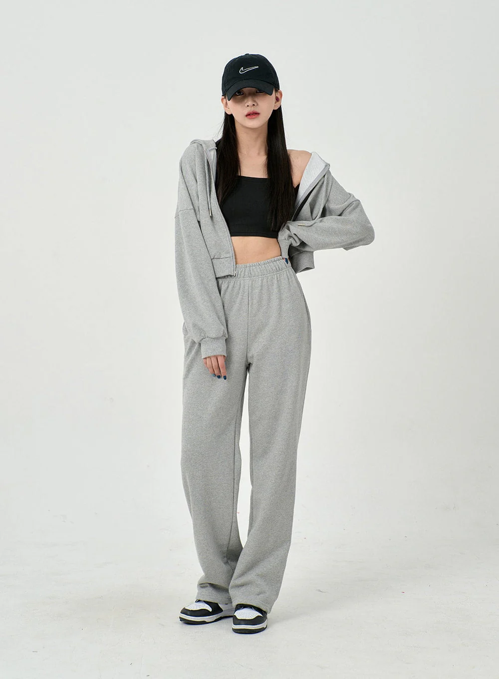 Lewkin Soft Basic Two Way Hoodie Zip Up C1210 - Image 27