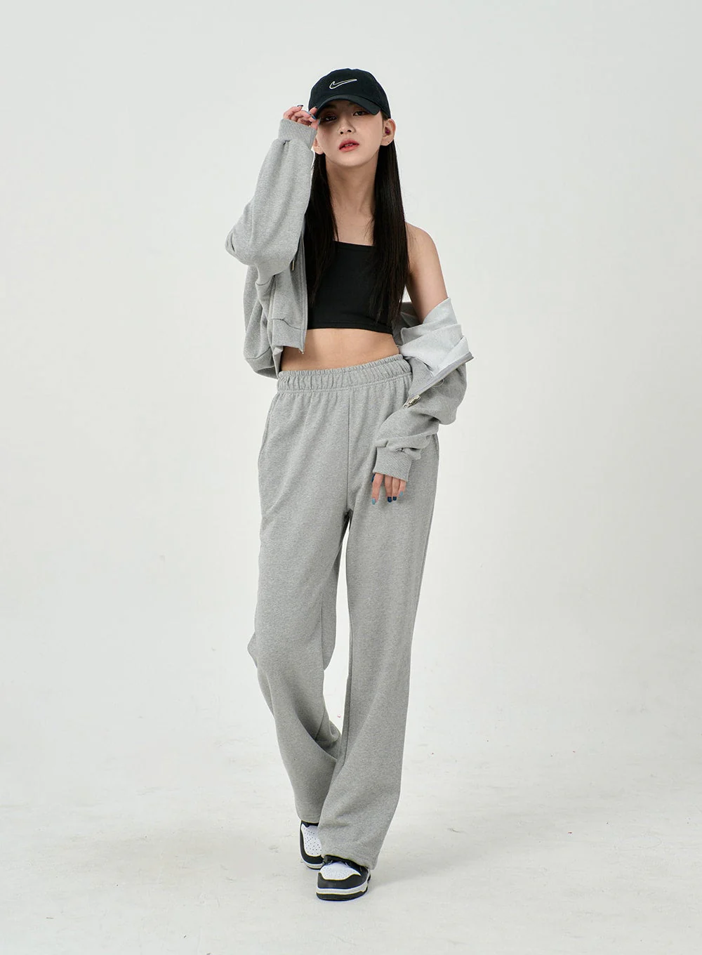 Lewkin Soft Basic Two Way Hoodie Zip Up C1210 - Image 28