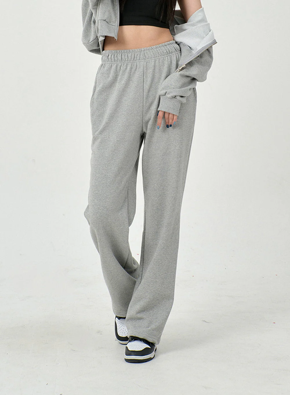Lewkin Soft Basic Wide Training Pants C1210 - Image 5