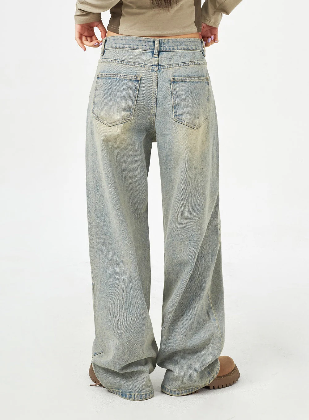 Light Blue Baggy Jeans CM323 - Image 6