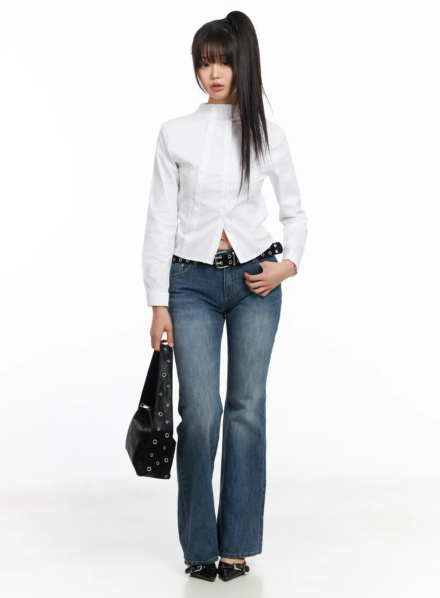 Lilia Studded Bootcut Jeans CF504 - Image 2