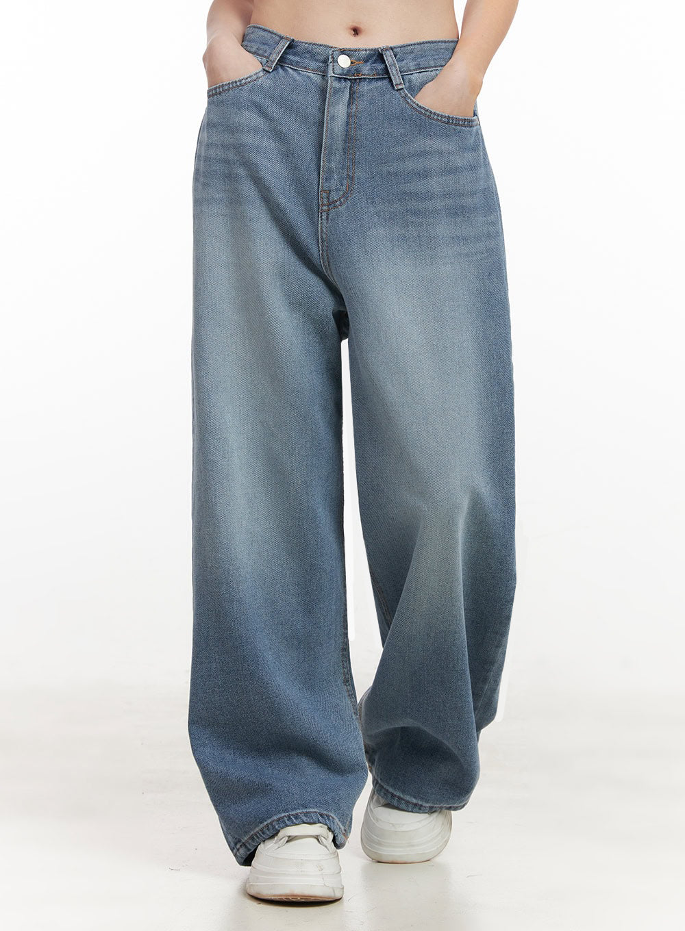 Lily Relaxed-Fit Baggy Jeans IJ527 - Image 6
