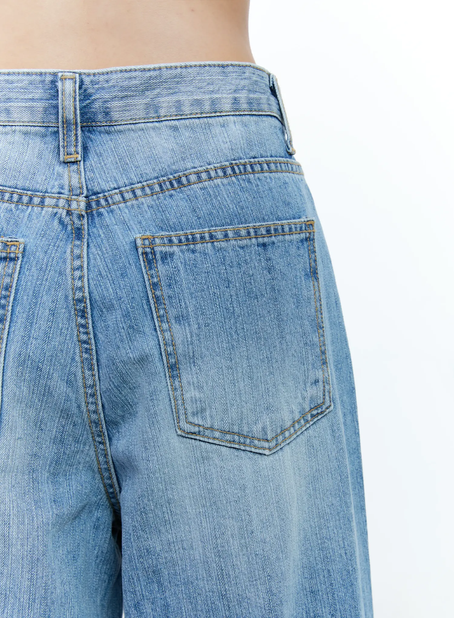 Lina Wide-Leg Denim Jeans CG513 - Image 4