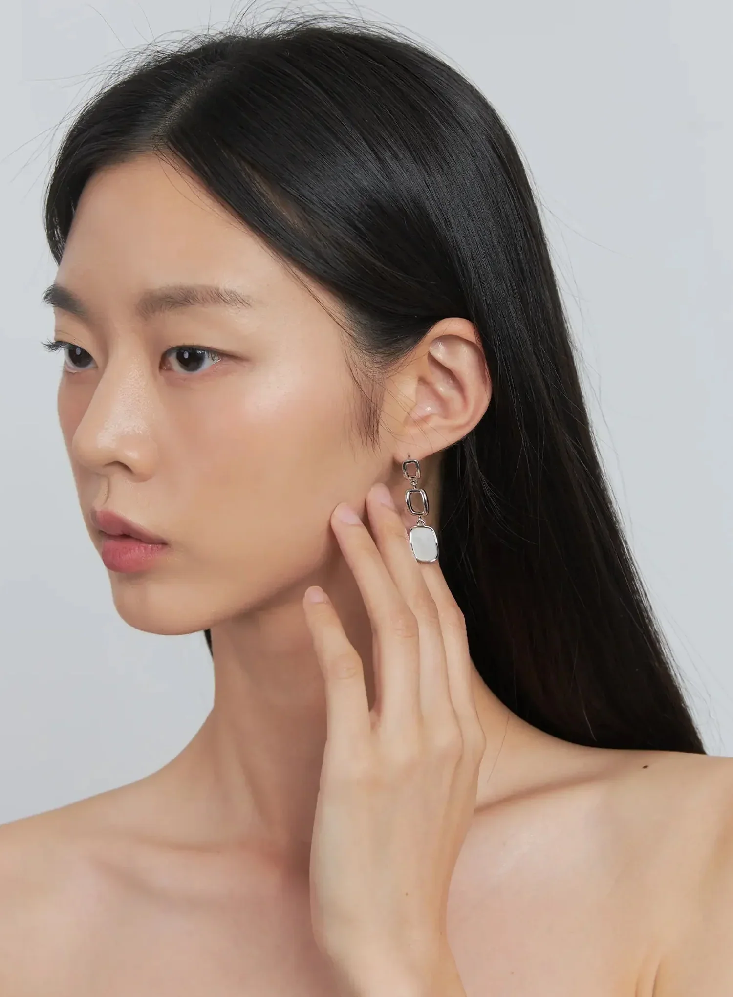 Linda Three-ring Beads Earrings IU512 - Image 2