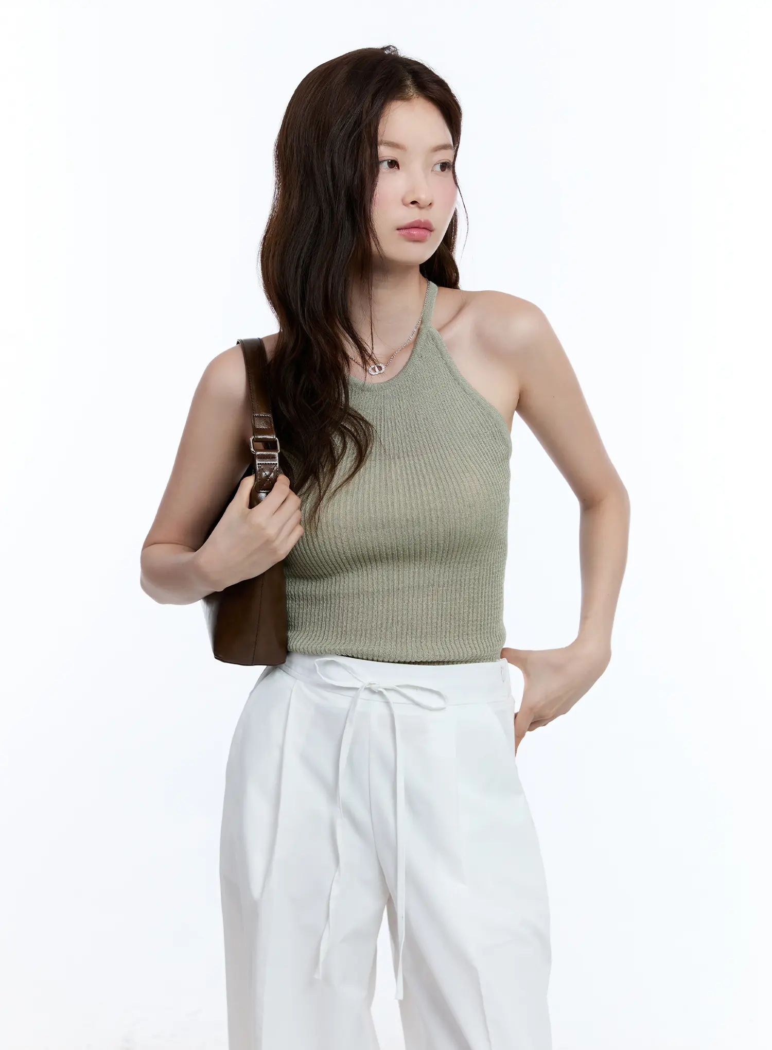 Linen Halter Top CU513 - Image 10