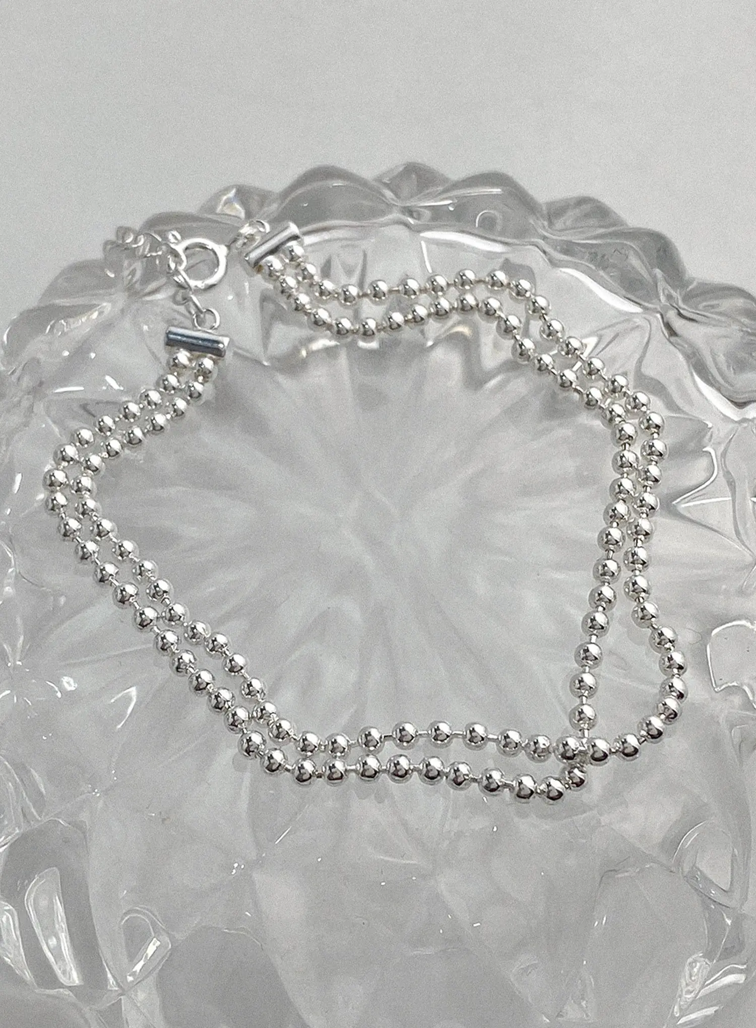 Lispector Double Curve Chain Bracelet IU506 - Image 2