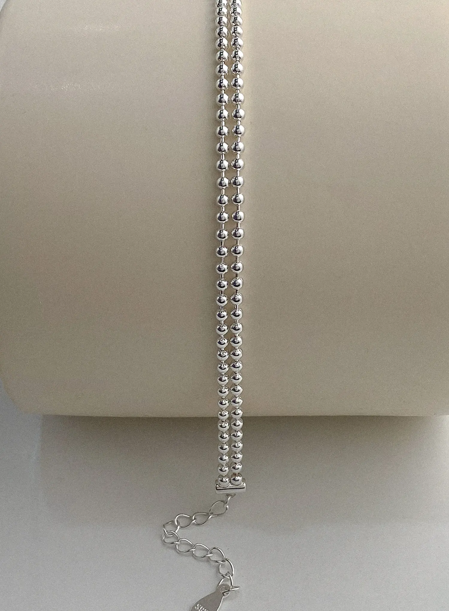 Lispector Double Curve Chain Bracelet IU506 - Image 3