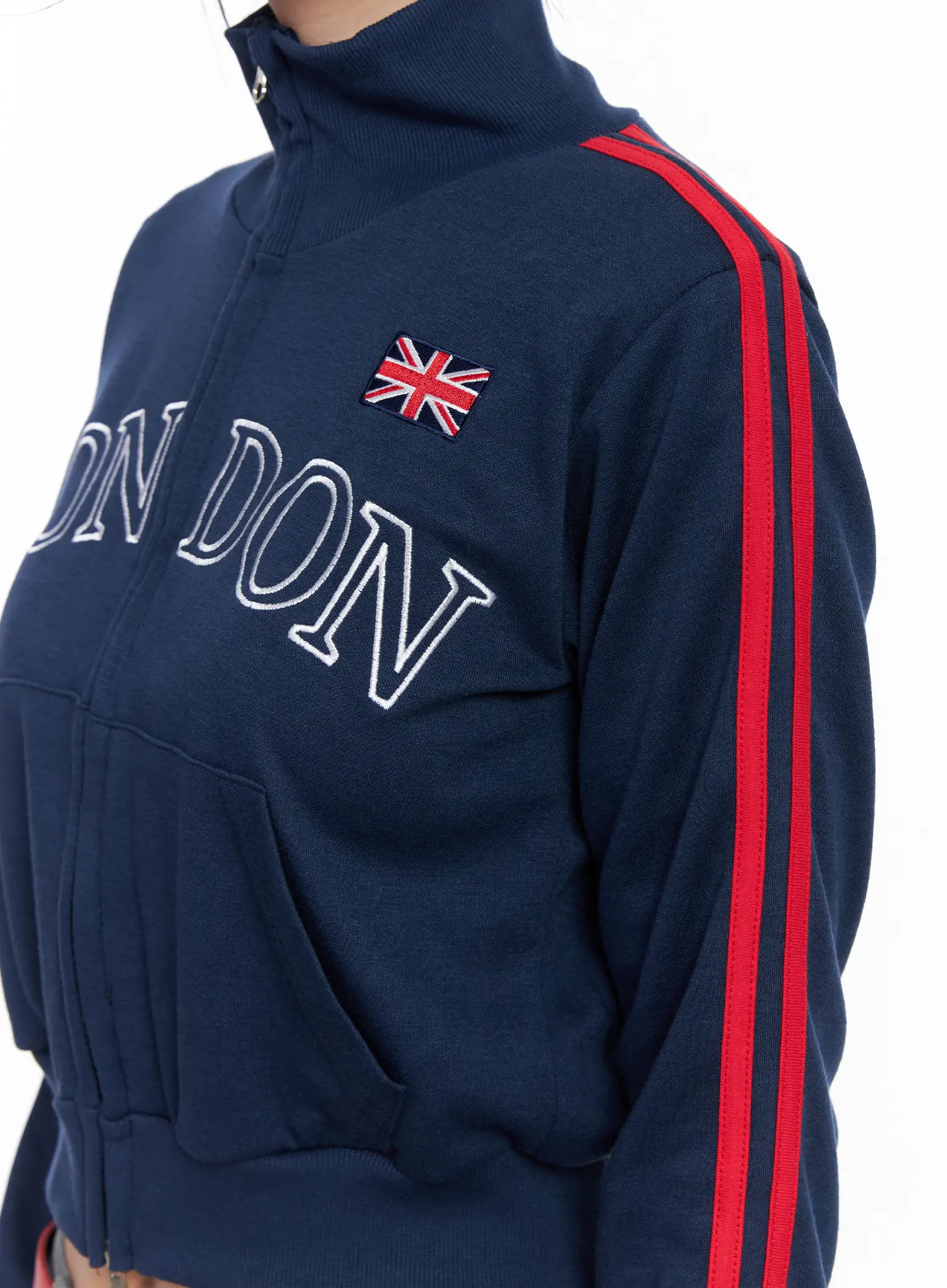 London Contrast Zip-Up Jacket CS510 - Image 6