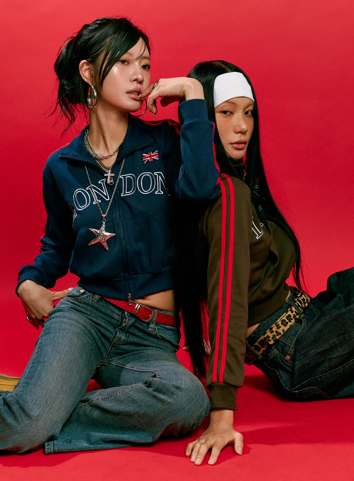 London Sporty Cropped Track Jacket CS511 - Image 2
