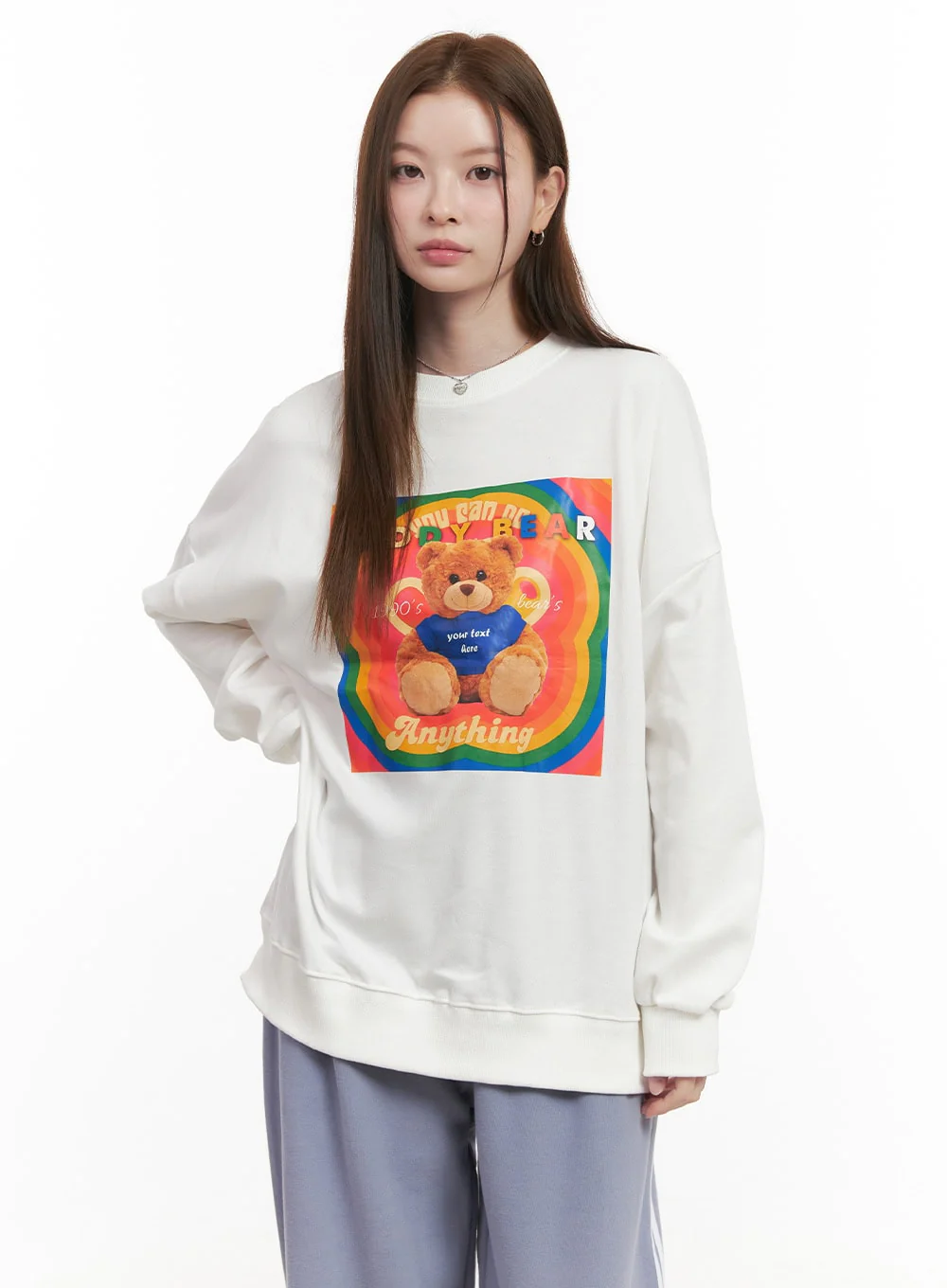Long Sleeve Cotton Graphic Hoodie OD418