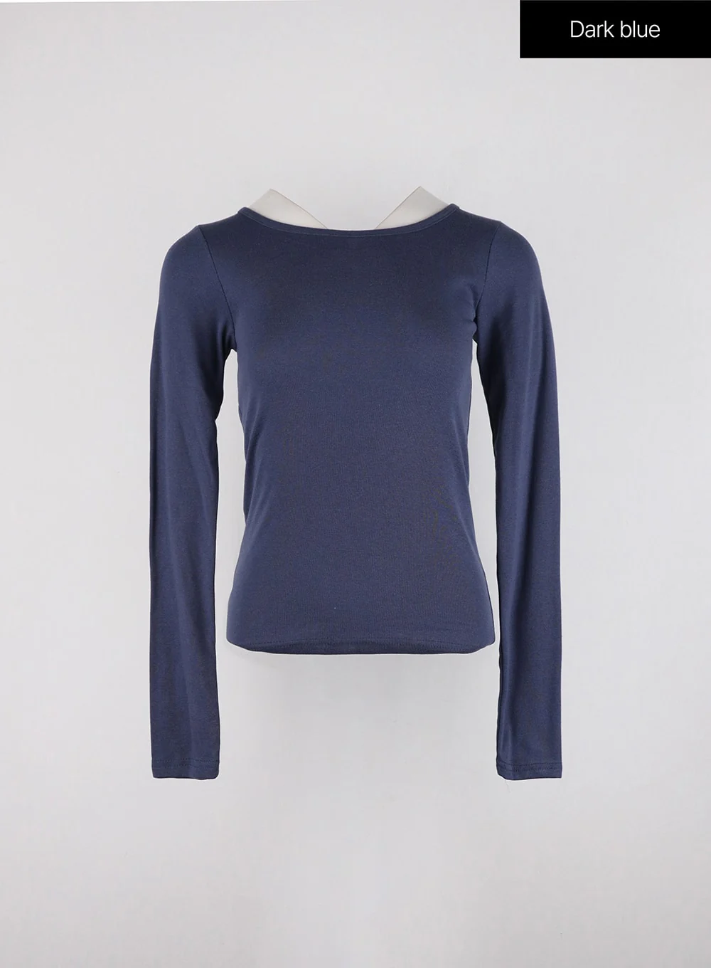 Long Sleeve U-Neck Top OD327 - Image 10