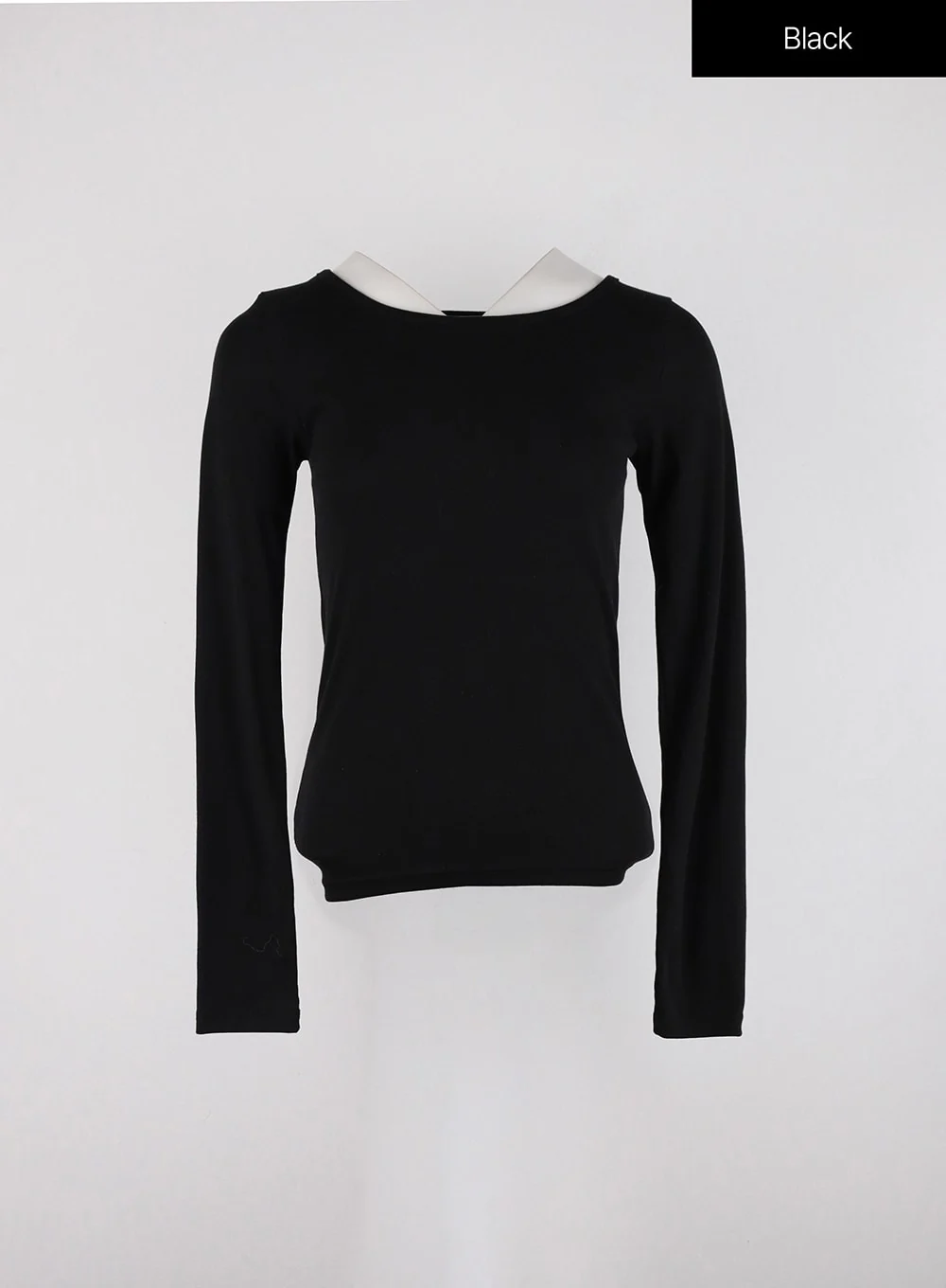 Long Sleeve U-Neck Top OD327 - Image 9