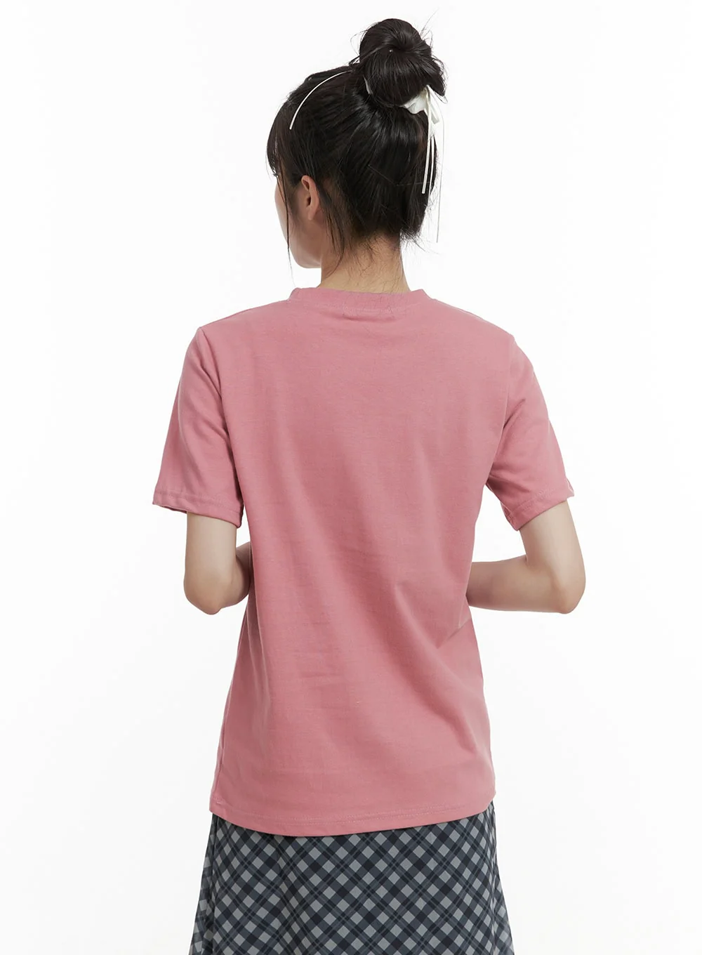 Loose Fit Graphic Lettering T-Shirt OA426 - Image 7