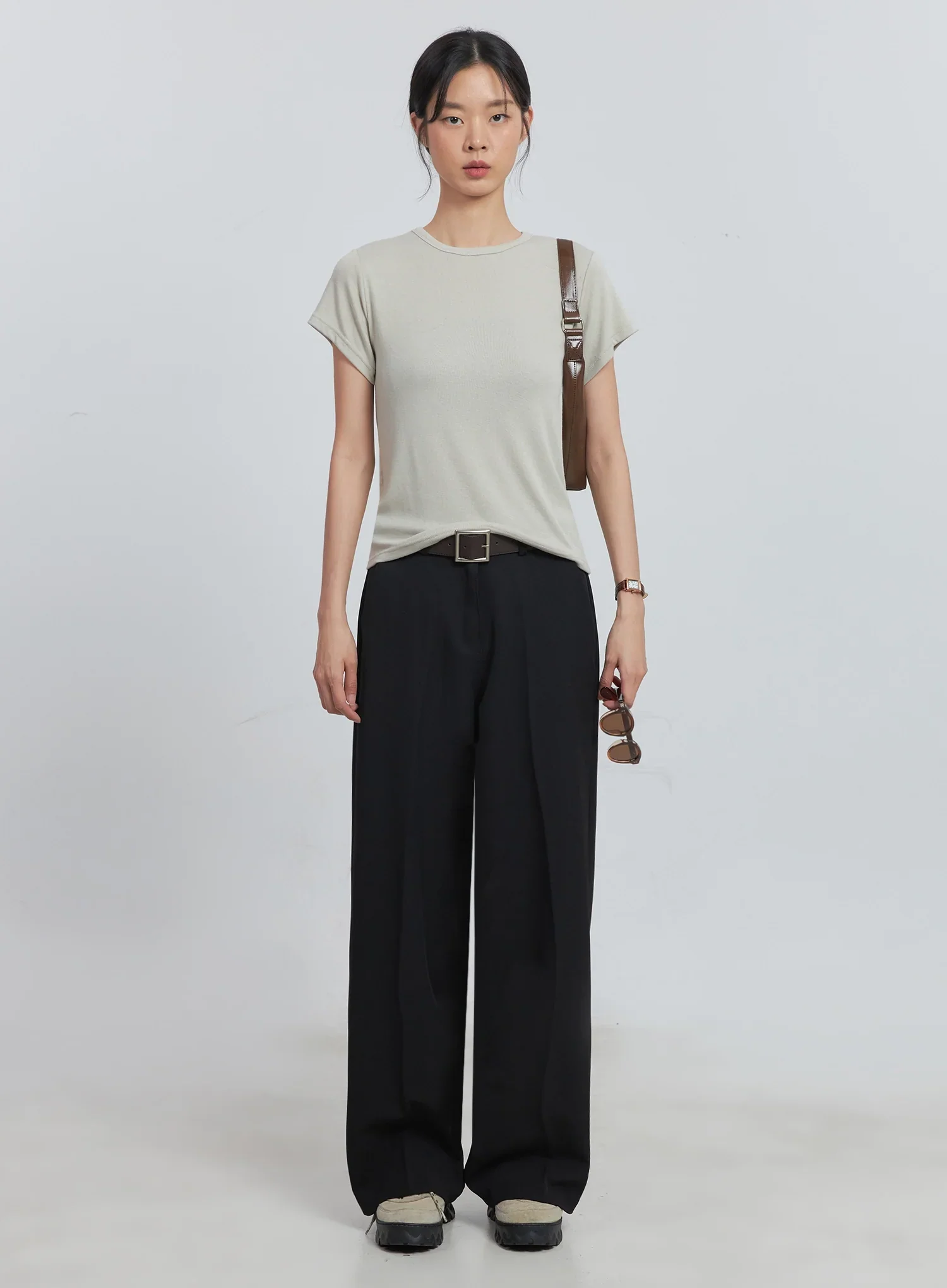 Loose-Fit Short-Sleeve Tee IU512 - Image 41