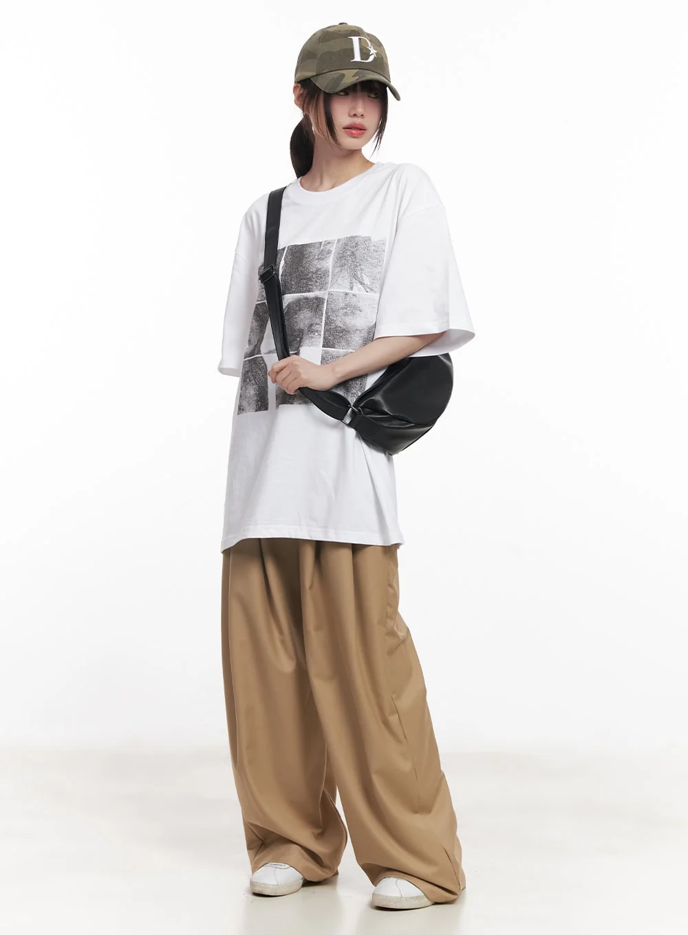 Loose-Fit Wide-Leg Trousers CY521 - Image 2