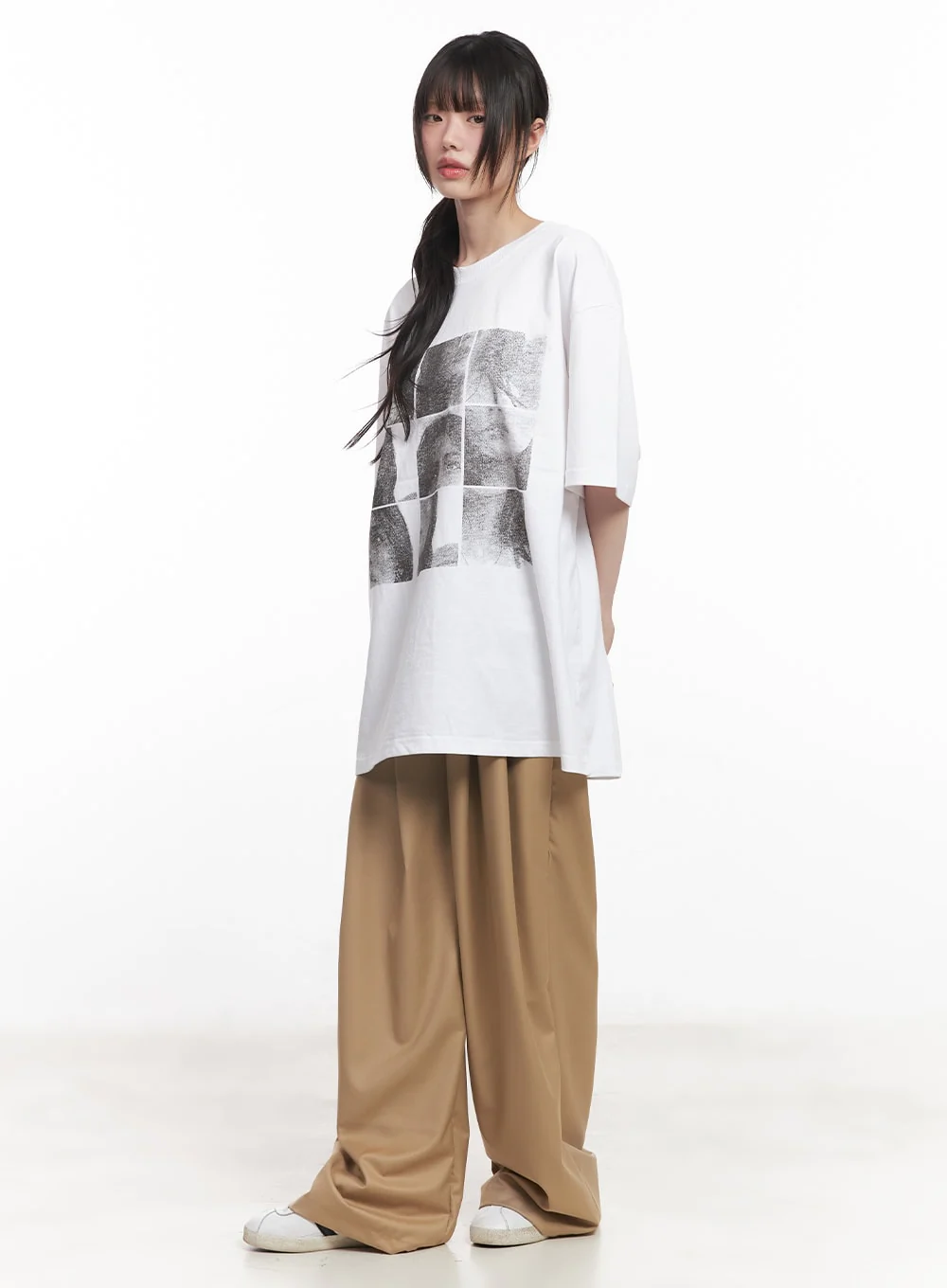 Loose-Fit Wide-Leg Trousers CY521 - Image 4
