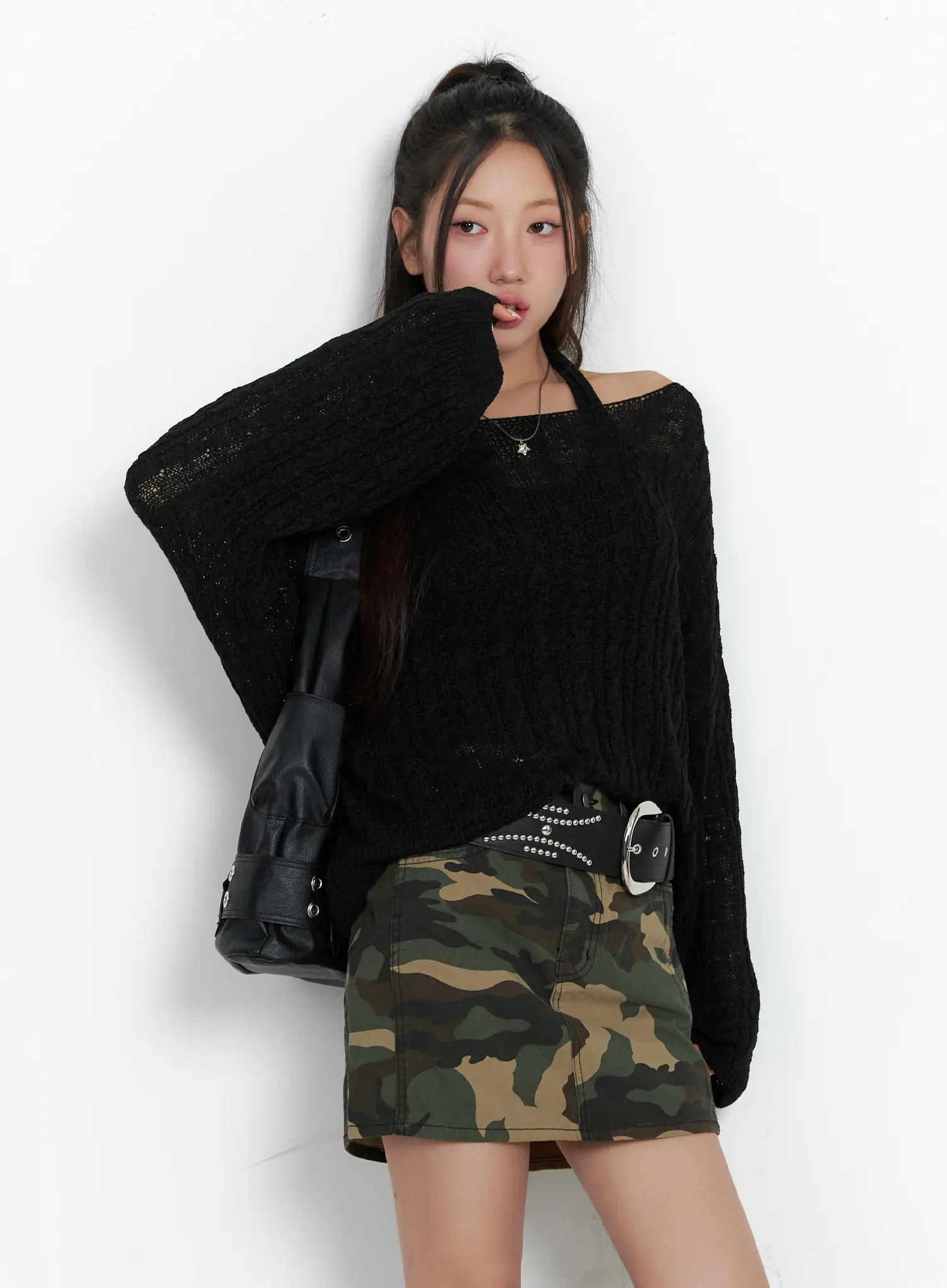 Loose Knit Long Sleeve Top CS502 - Image 5