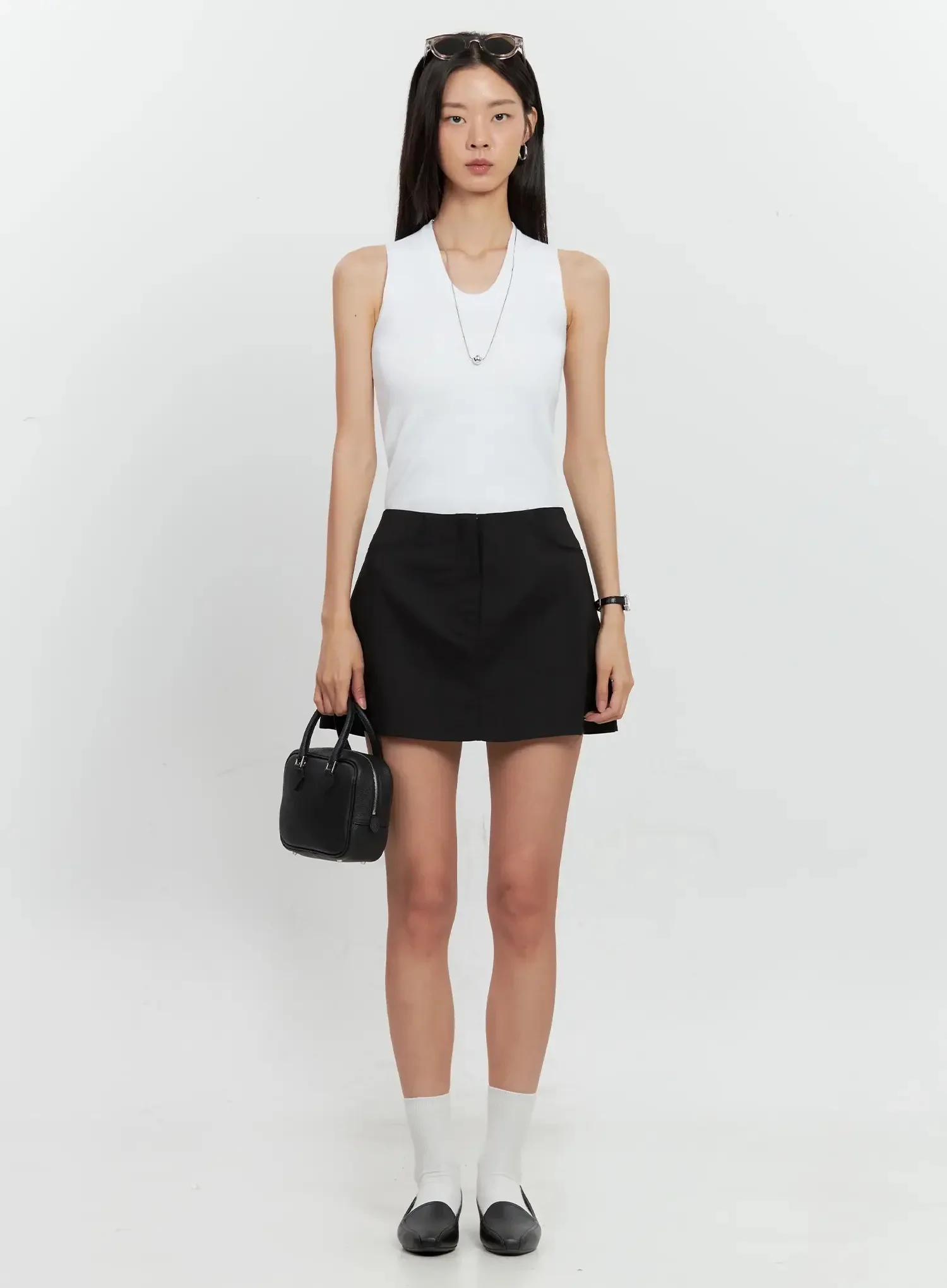 Low Rise Back-Band Skirt IL528 - Image 20
