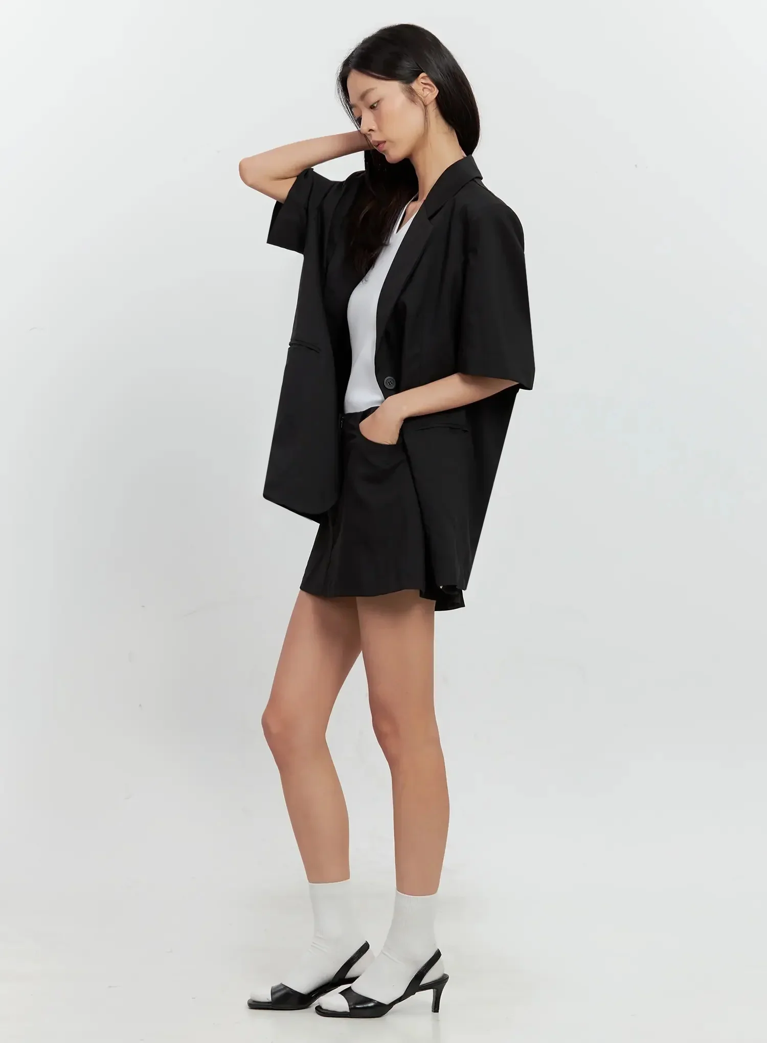Low Rise Back-Band Skirt IL528 - Image 4
