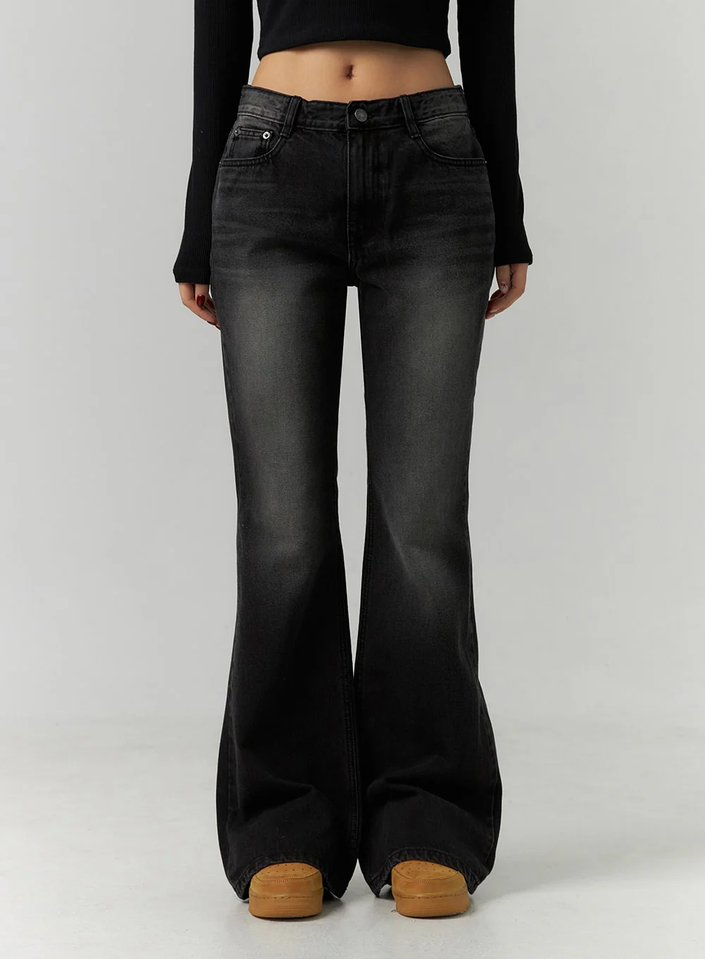 Low Rise Bootcut Jeans CD304 - Image 5