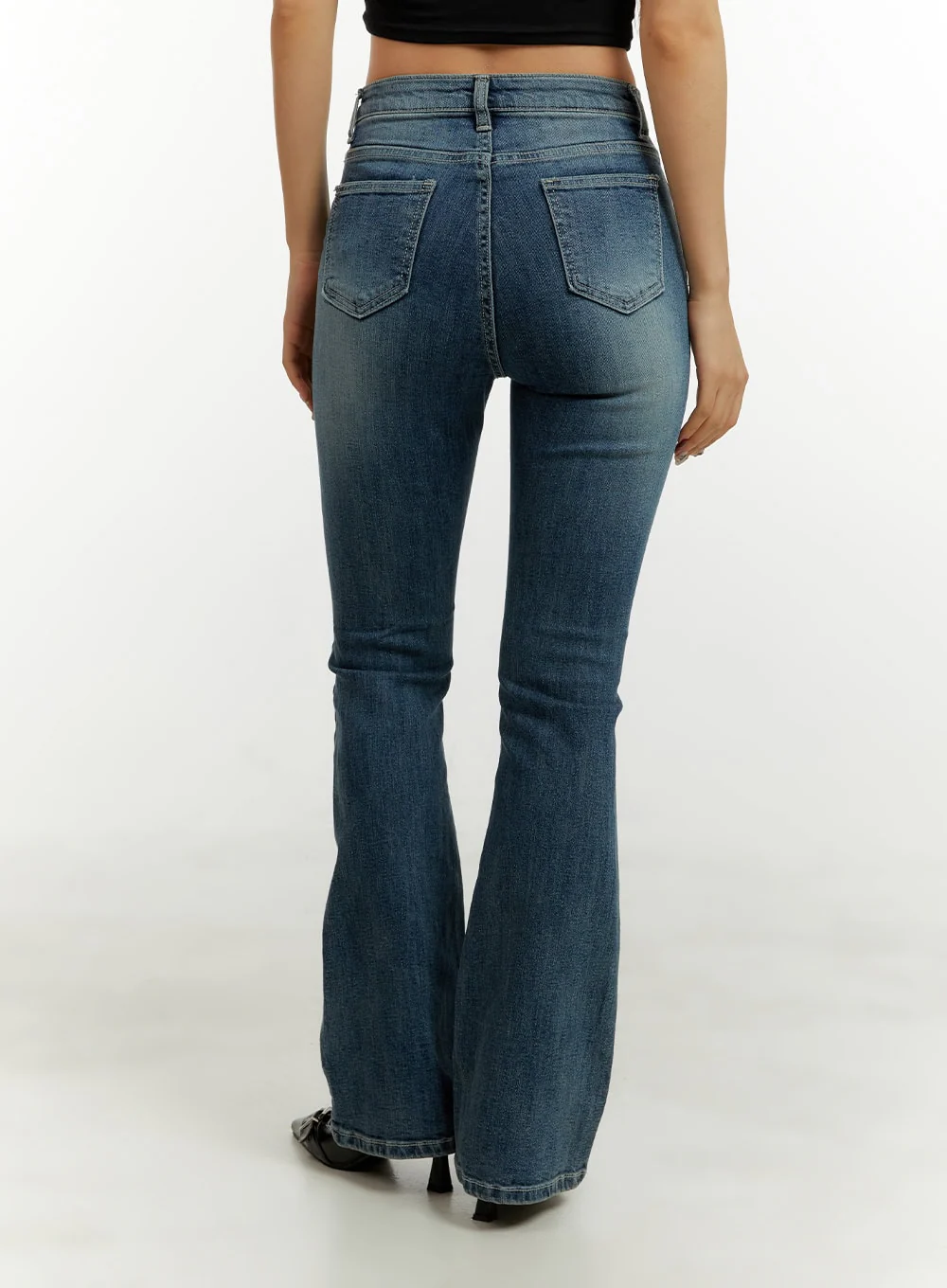 Low Rise Bootcut Jeans CY409 - Image 5