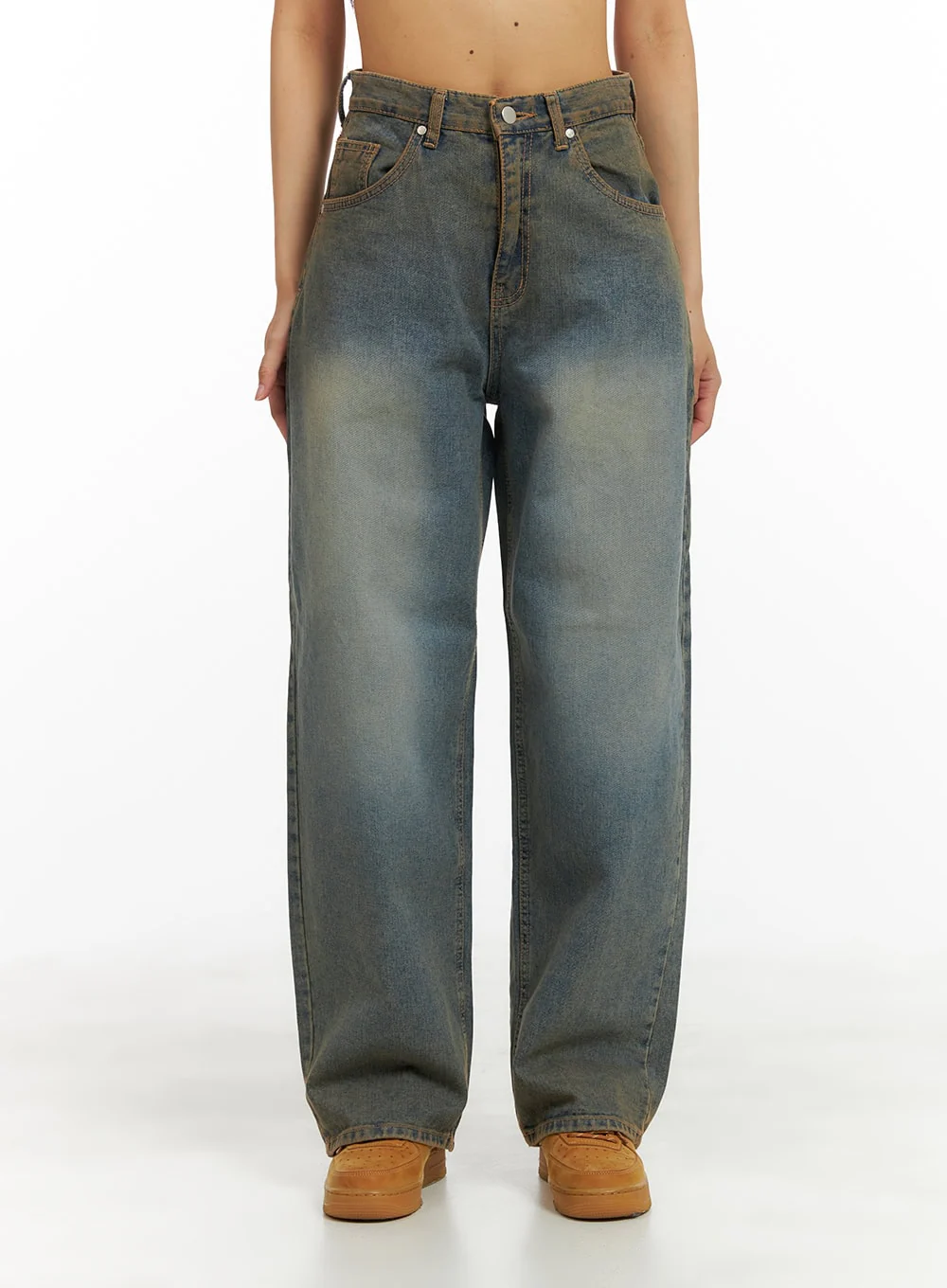 Low Rise Straight Jeans CA424 - Image 8