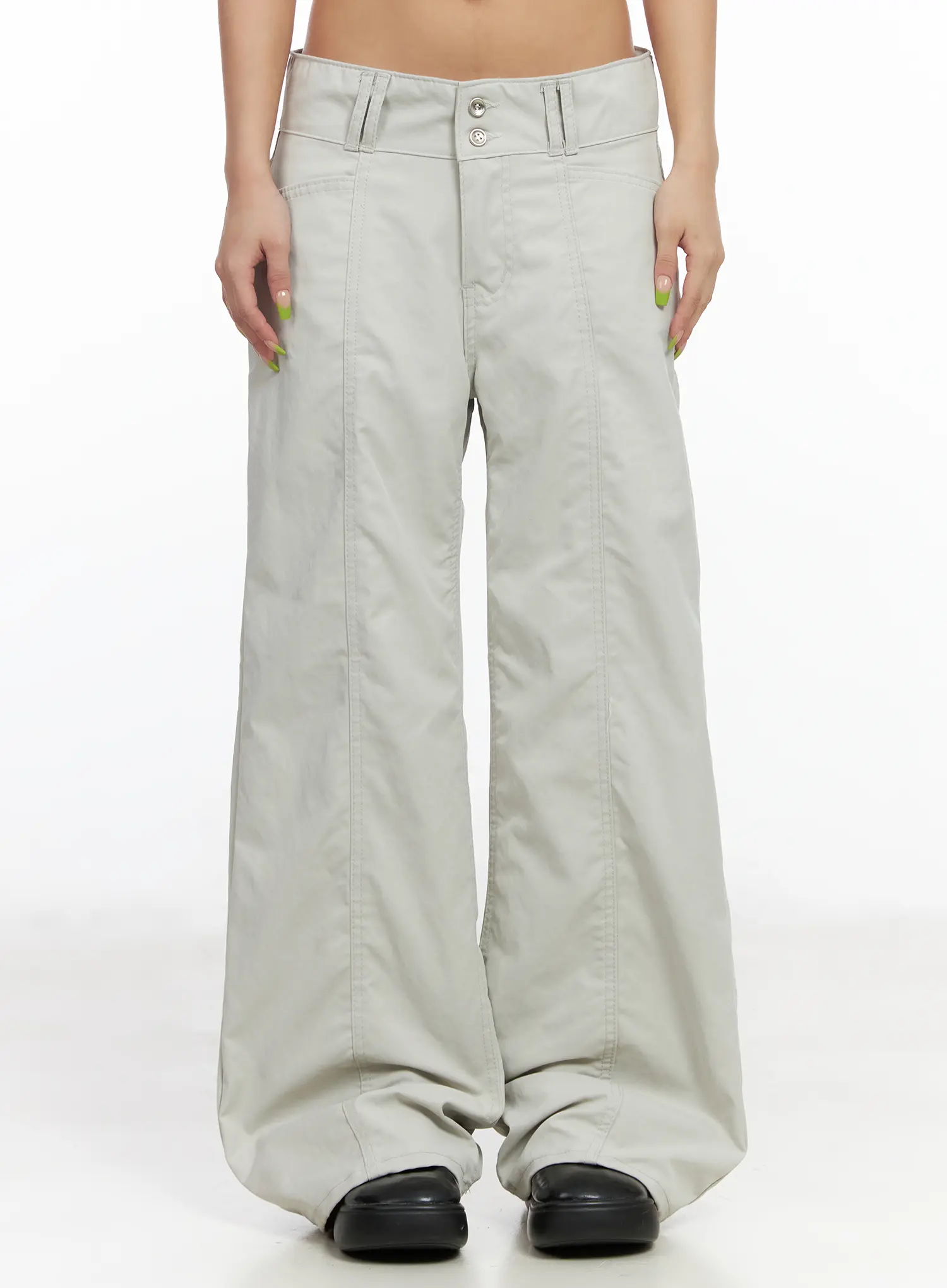 Low Rise Wide-Leg Pants CF512