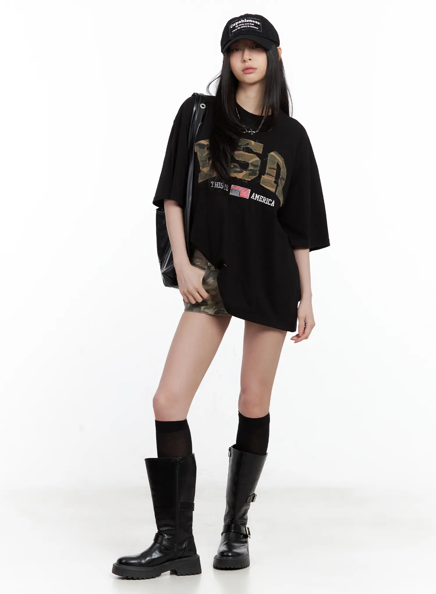 Low-Rise Y2K Camo Skort CU530 - Image 2