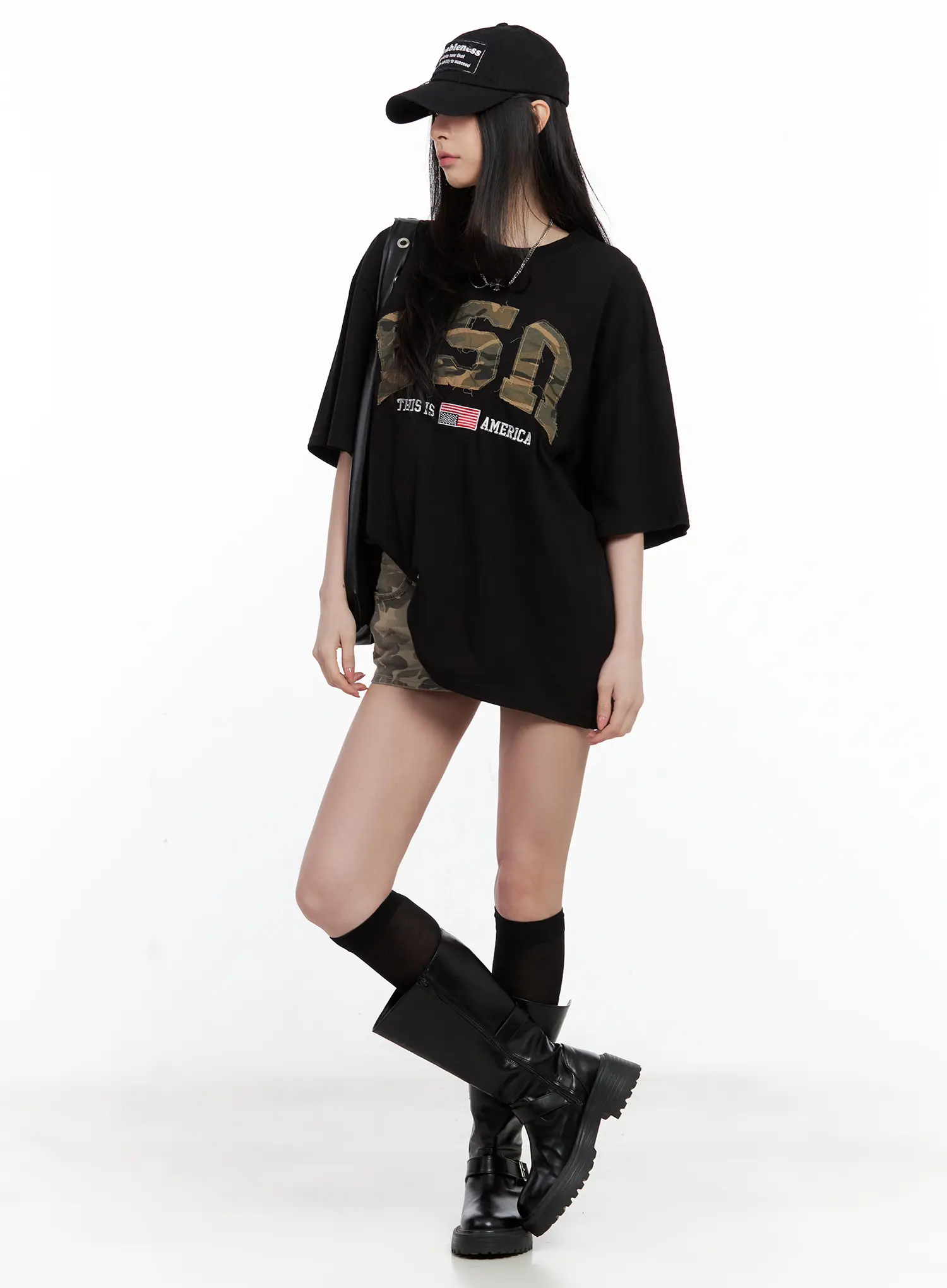 Low-Rise Y2K Camo Skort CU530 - Image 4