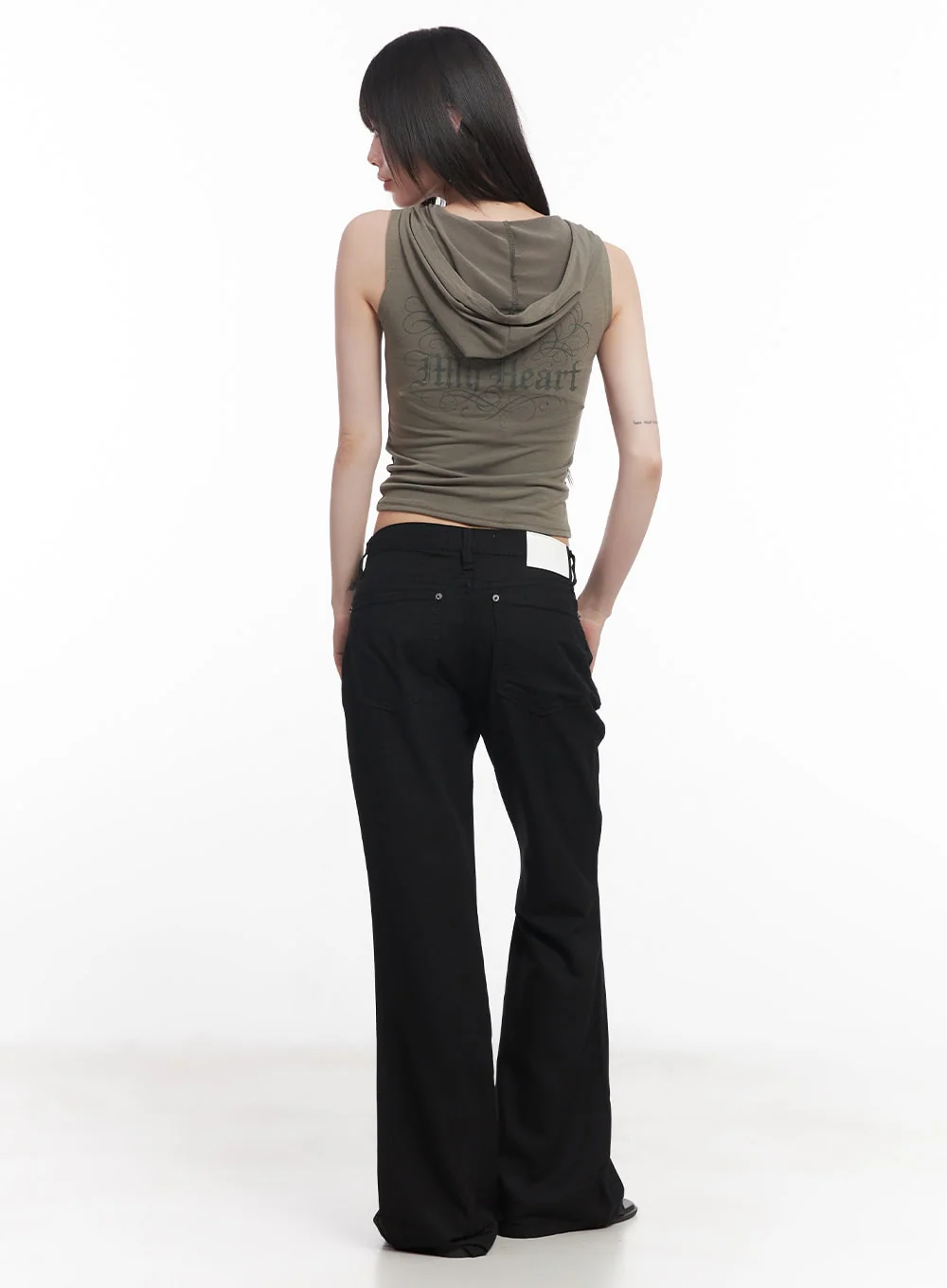 Low-Waist Flared Pants CU505 - Image 8