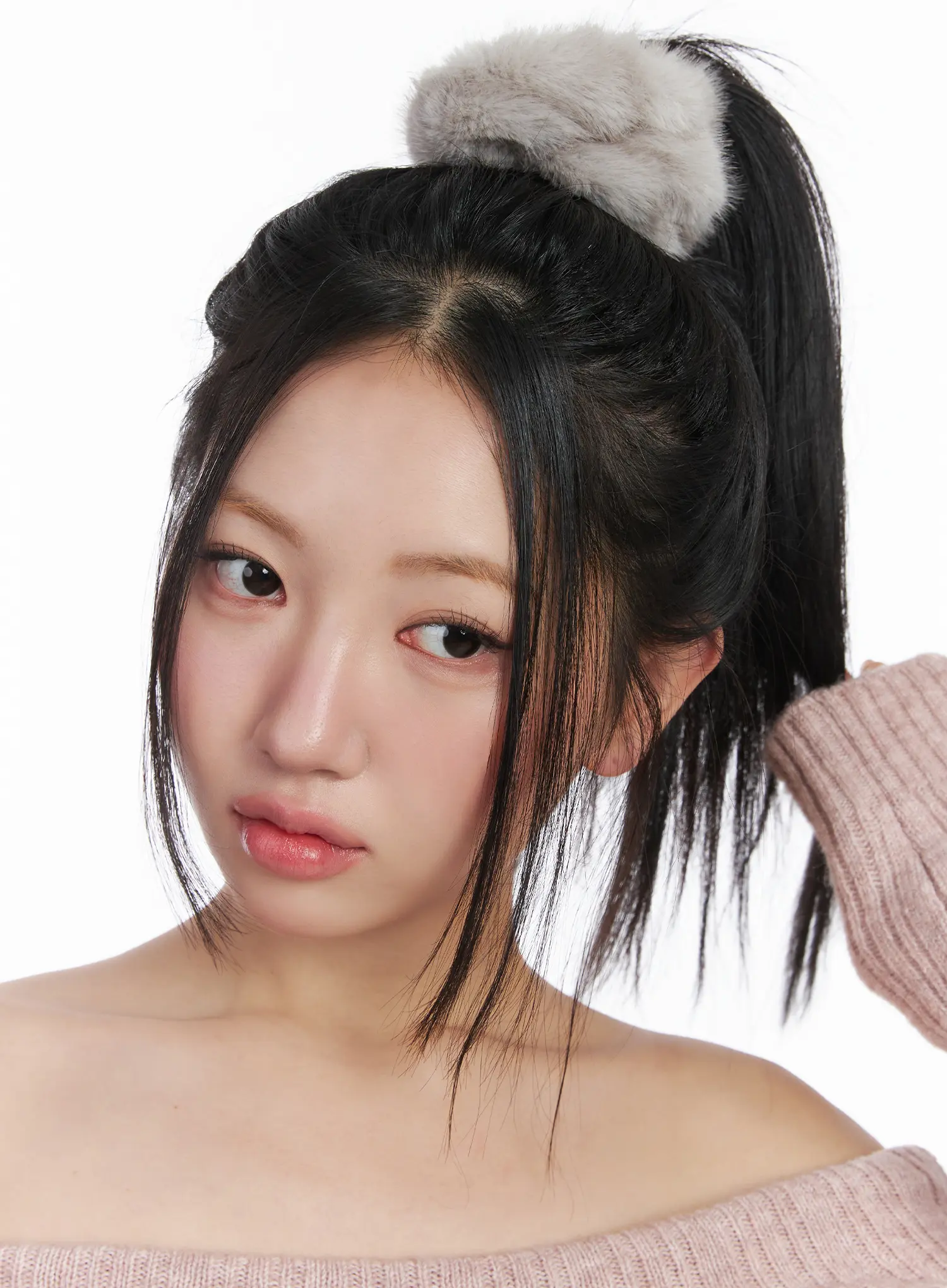 Luxe Fluffy Scrunchie CD514 - Image 2