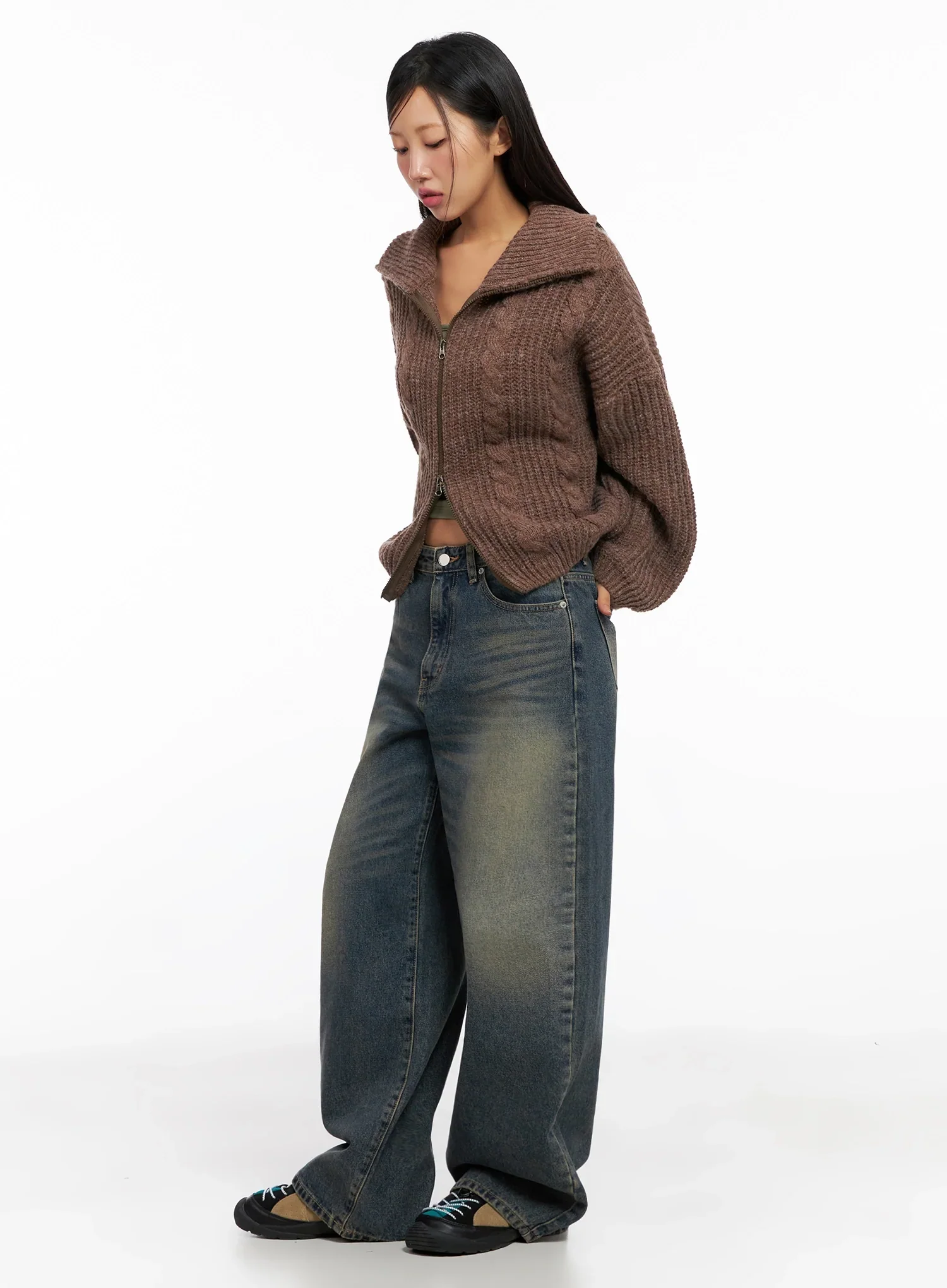 Maisie Vintage Wide-Leg Jeans IG528 - Image 10