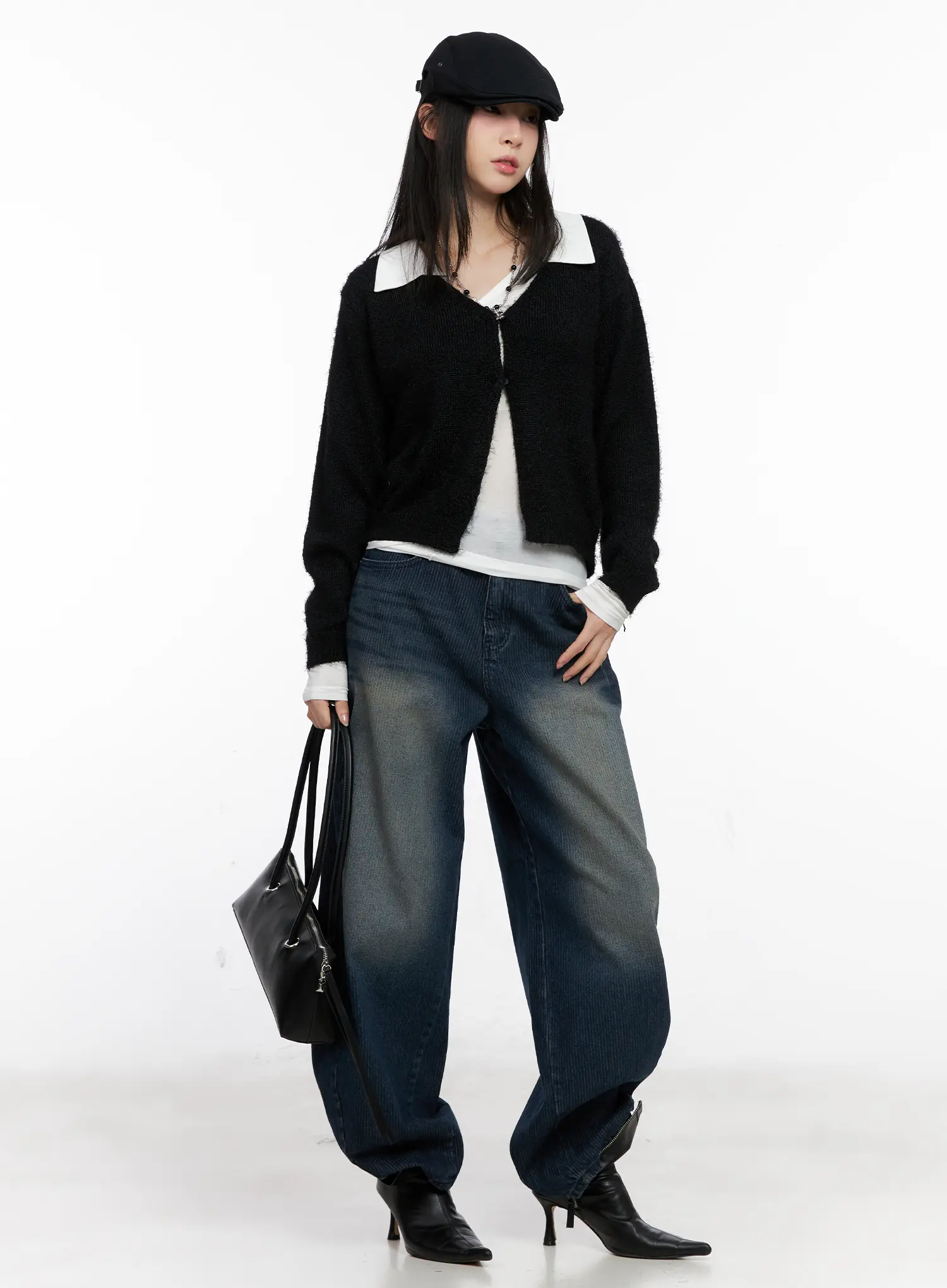 Marlee Corduroy Washed Wide-Leg Jeans CG526 - Image 2