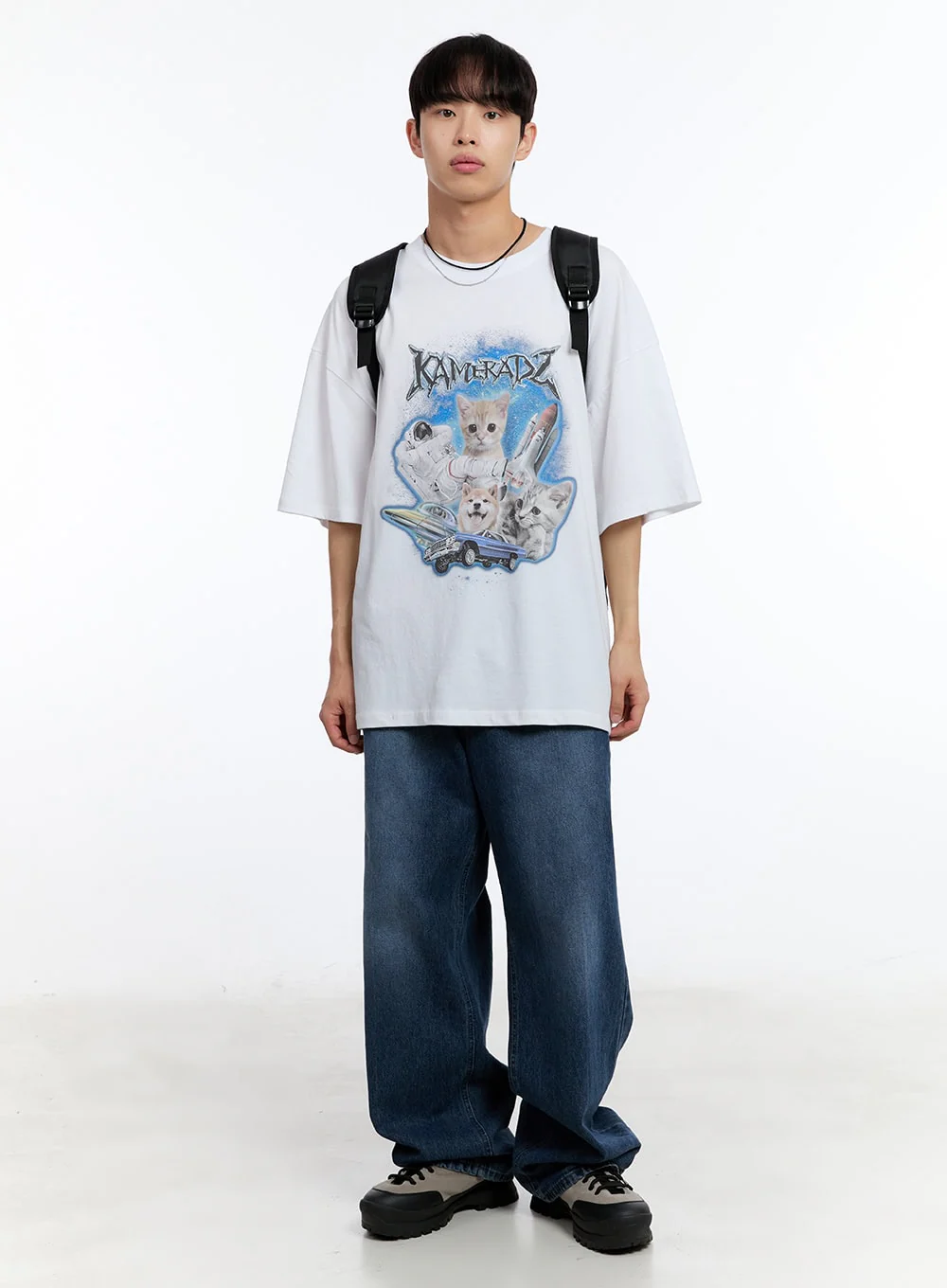 Men’s Buckle Pocket Backpack IY530 - Image 7
