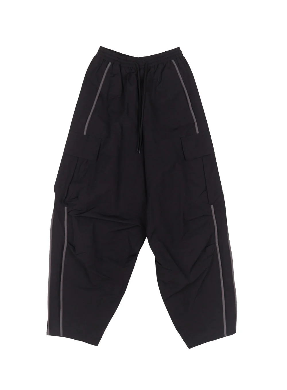 Men’s Cargo Balloon-Fit Windbreaker Pants (Black) IU503 - Image 14