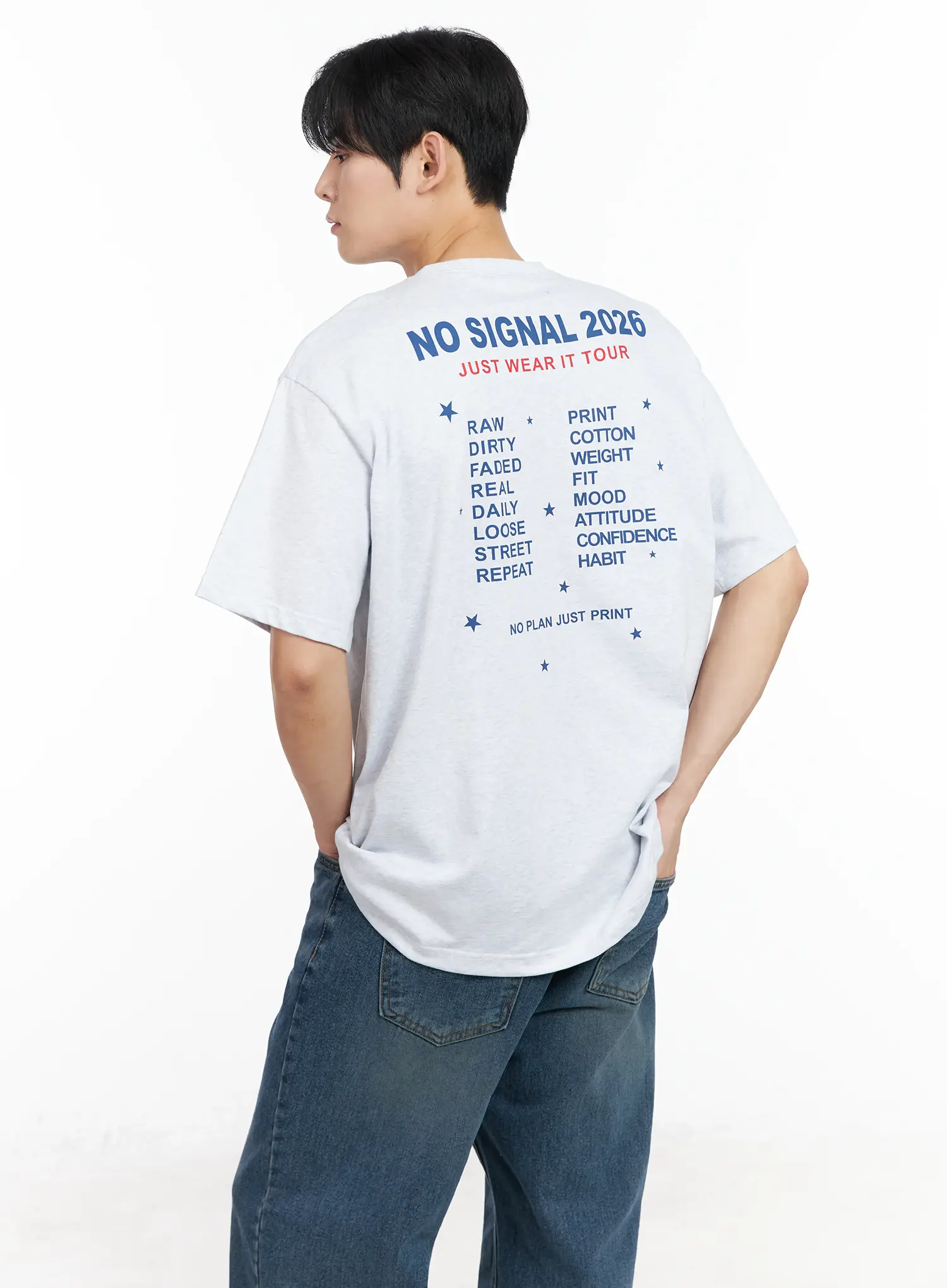 Men’s Graphic Back Print T-Shirt IM518