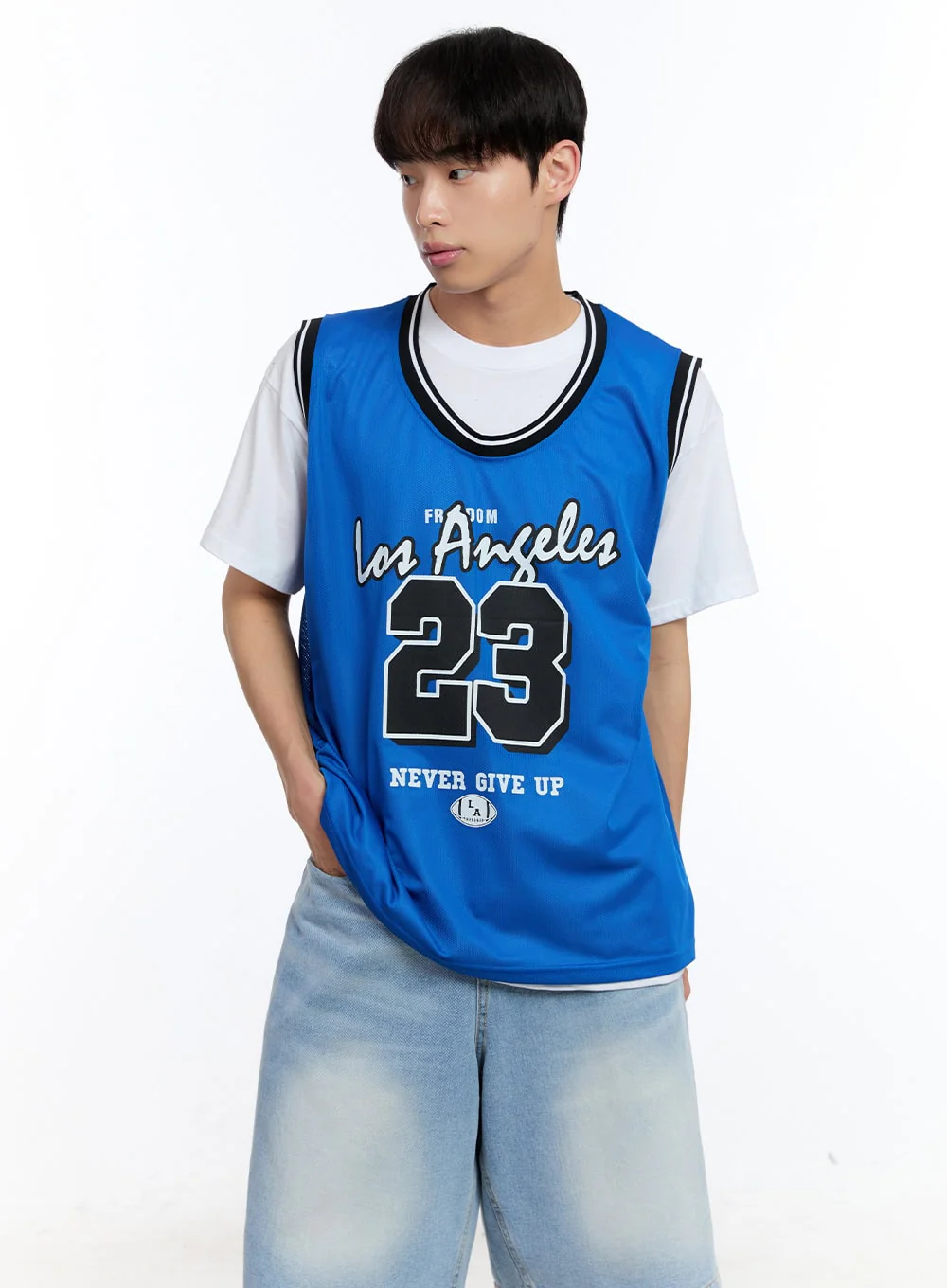 Men’s Mesh LA Sleeveless Jersey Tee IY529