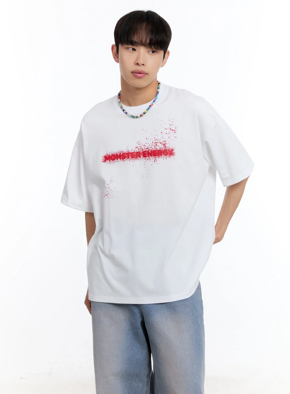 Men’s Monster Graphic T-Shirt IY530 - Image 3